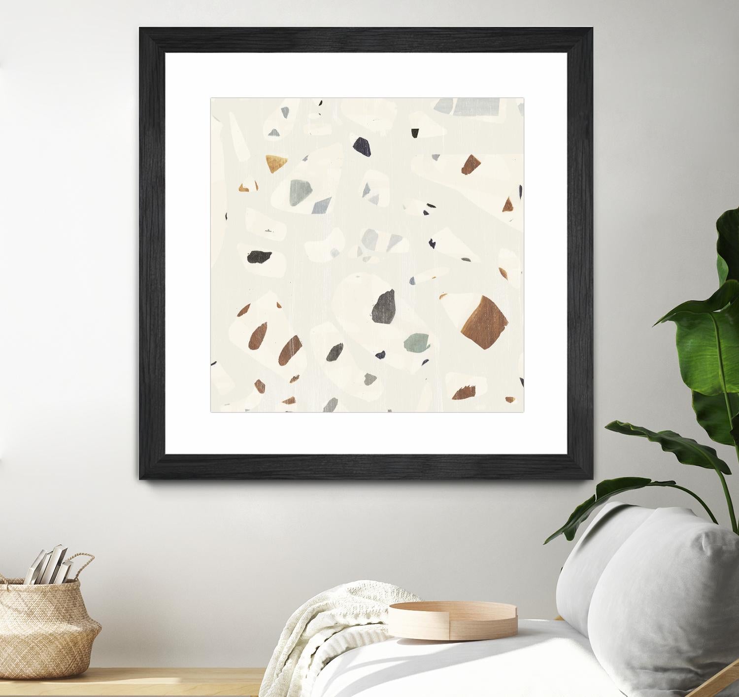 Abstract Terazzo II by Victoria Borges on GIANT ART - neutral abstract