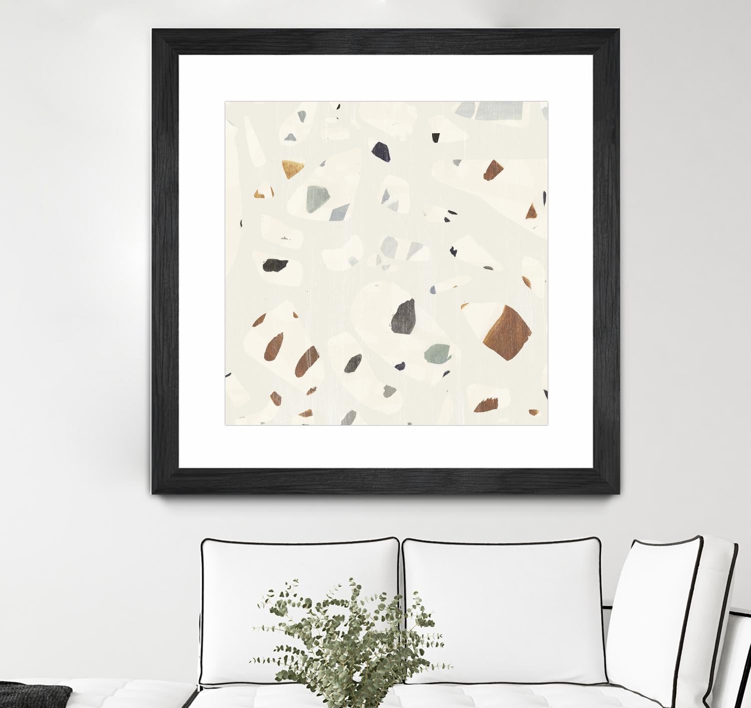 Abstract Terazzo II by Victoria Borges on GIANT ART - neutral abstract