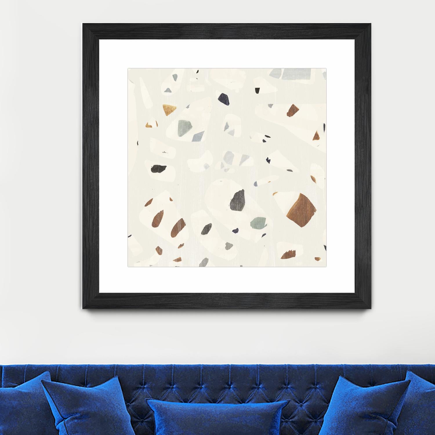 Abstract Terazzo II by Victoria Borges on GIANT ART - neutral abstract