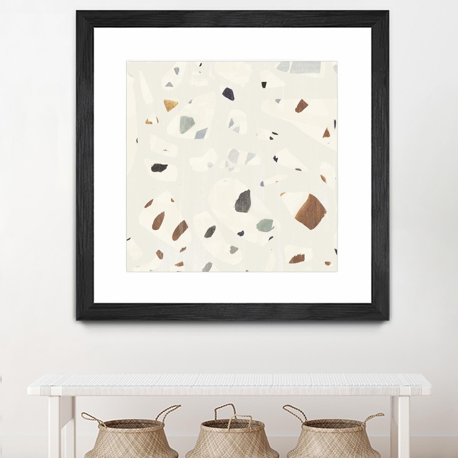 Abstract Terazzo II by Victoria Borges on GIANT ART - neutral abstract