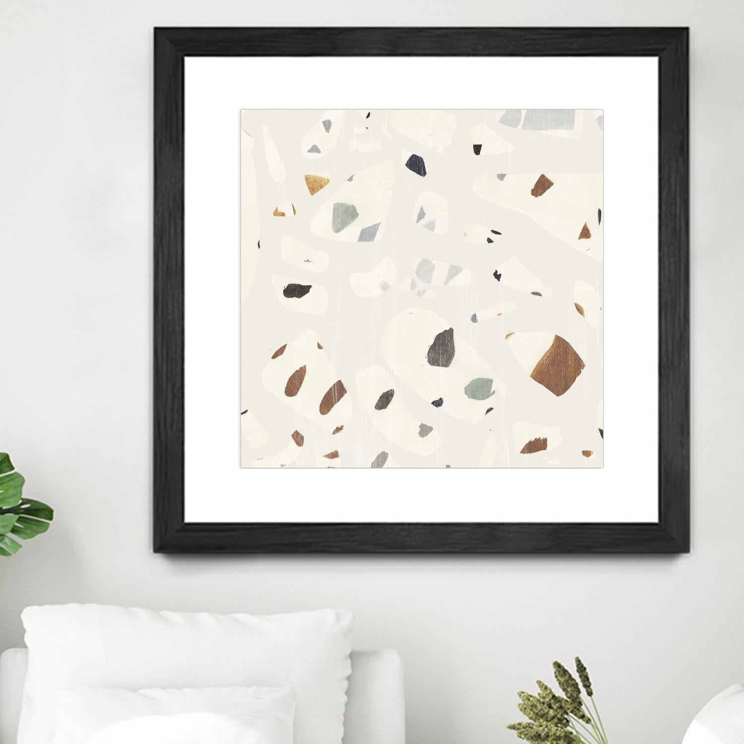Abstract Terazzo II by Victoria Borges on GIANT ART - neutral abstract