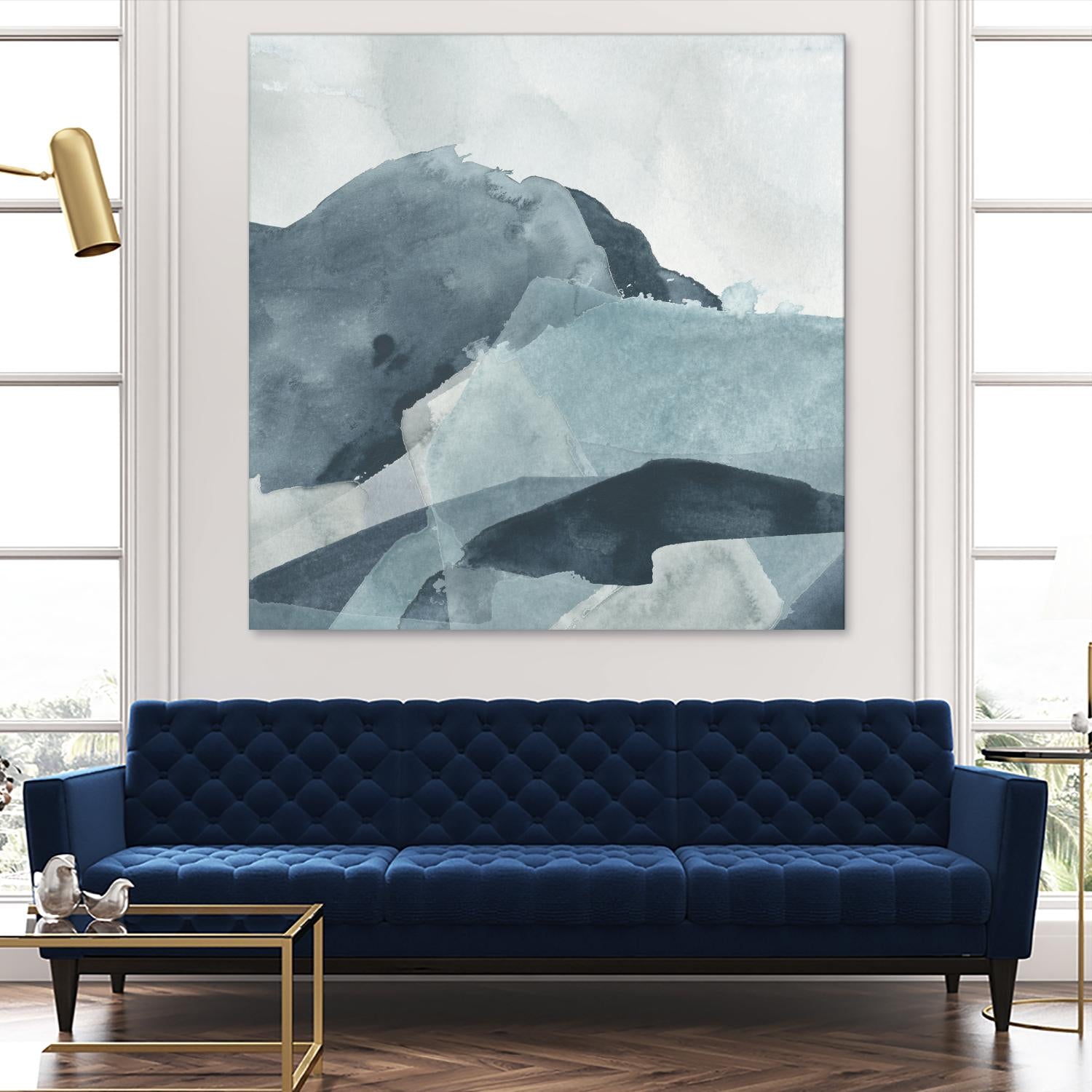 Blue Range I by June Erica Vess on GIANT ART - blue abstract