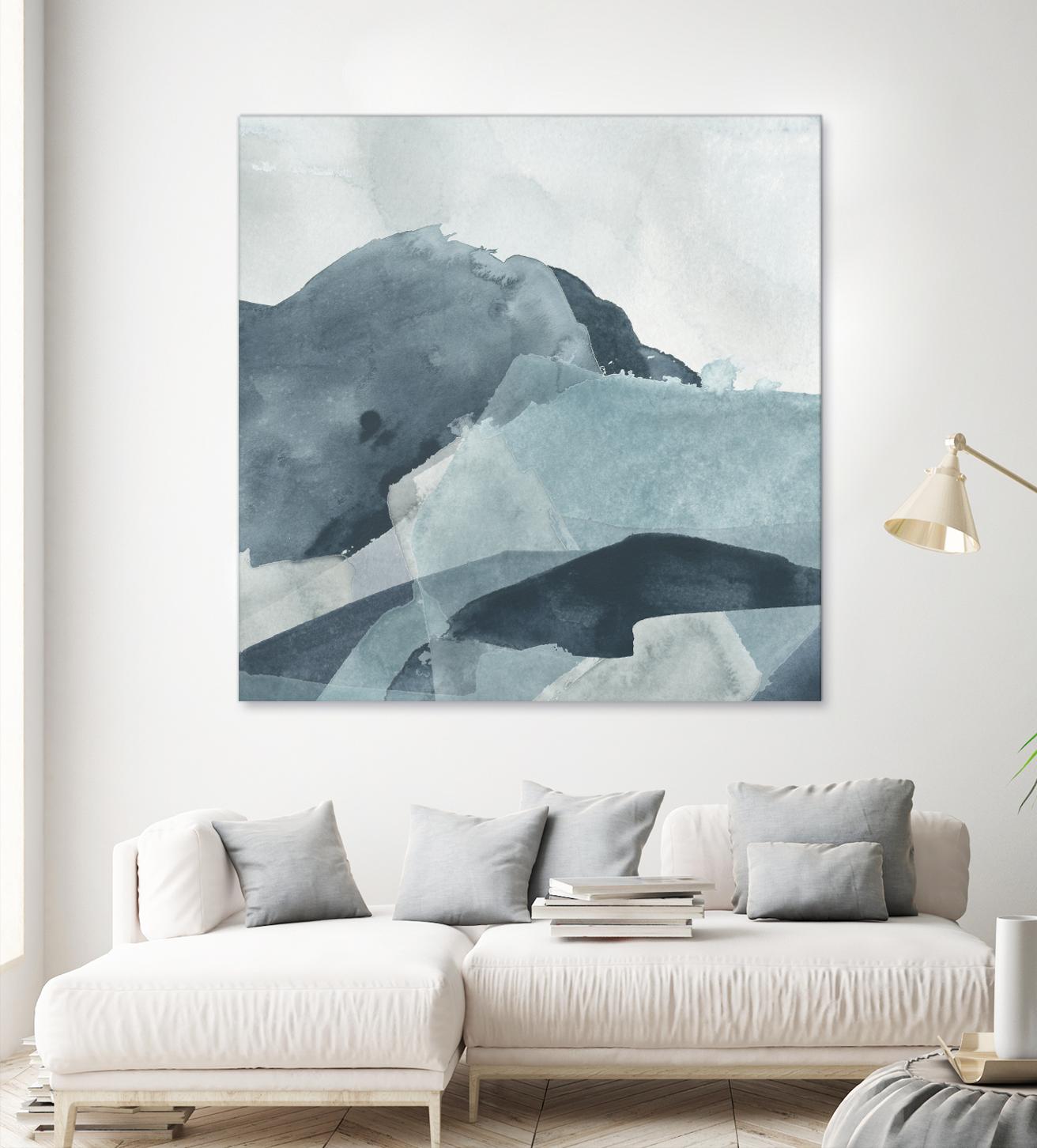 Blue Range I by June Erica Vess on GIANT ART - blue abstract