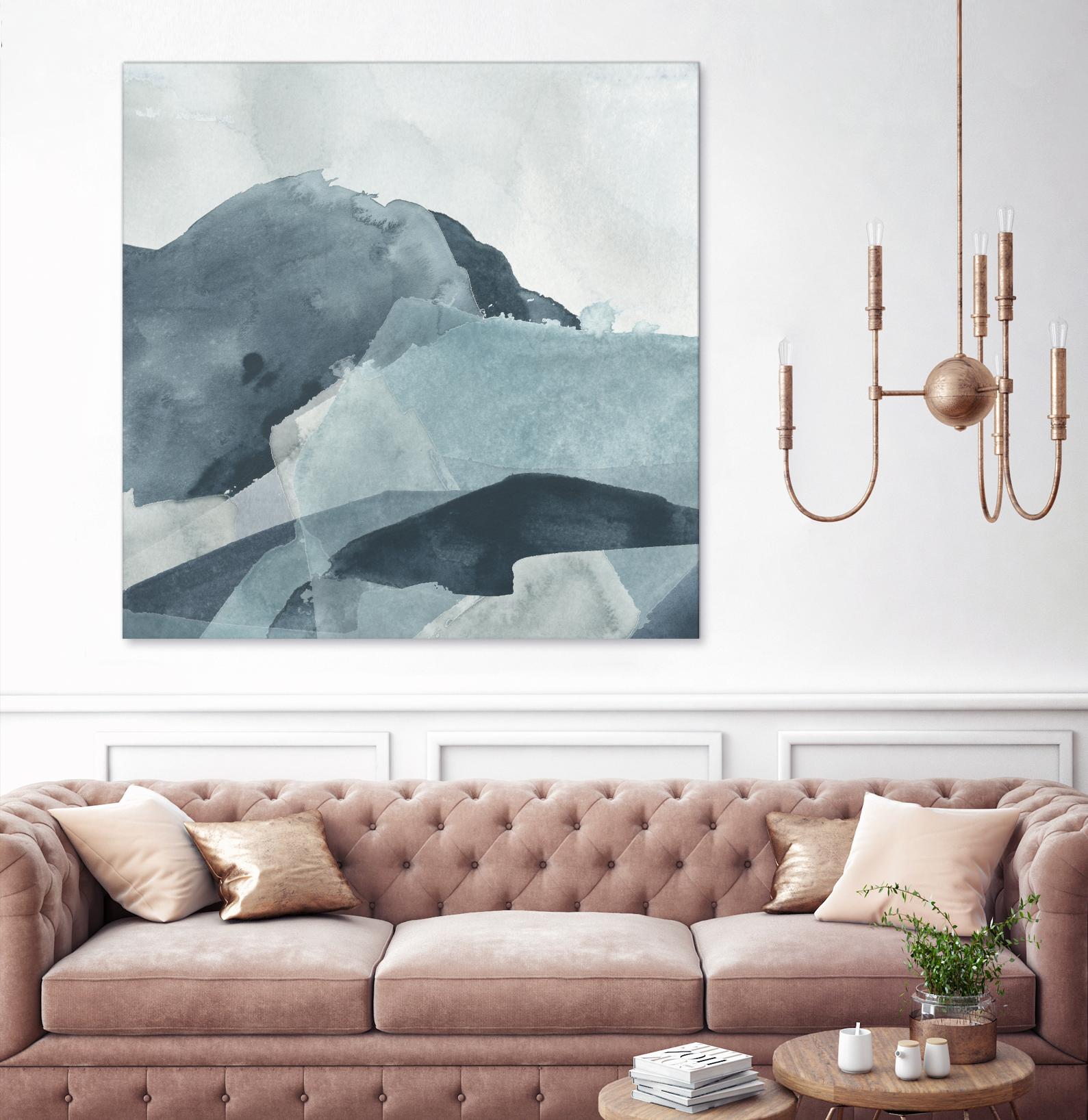 Blue Range I by June Erica Vess on GIANT ART - blue abstract