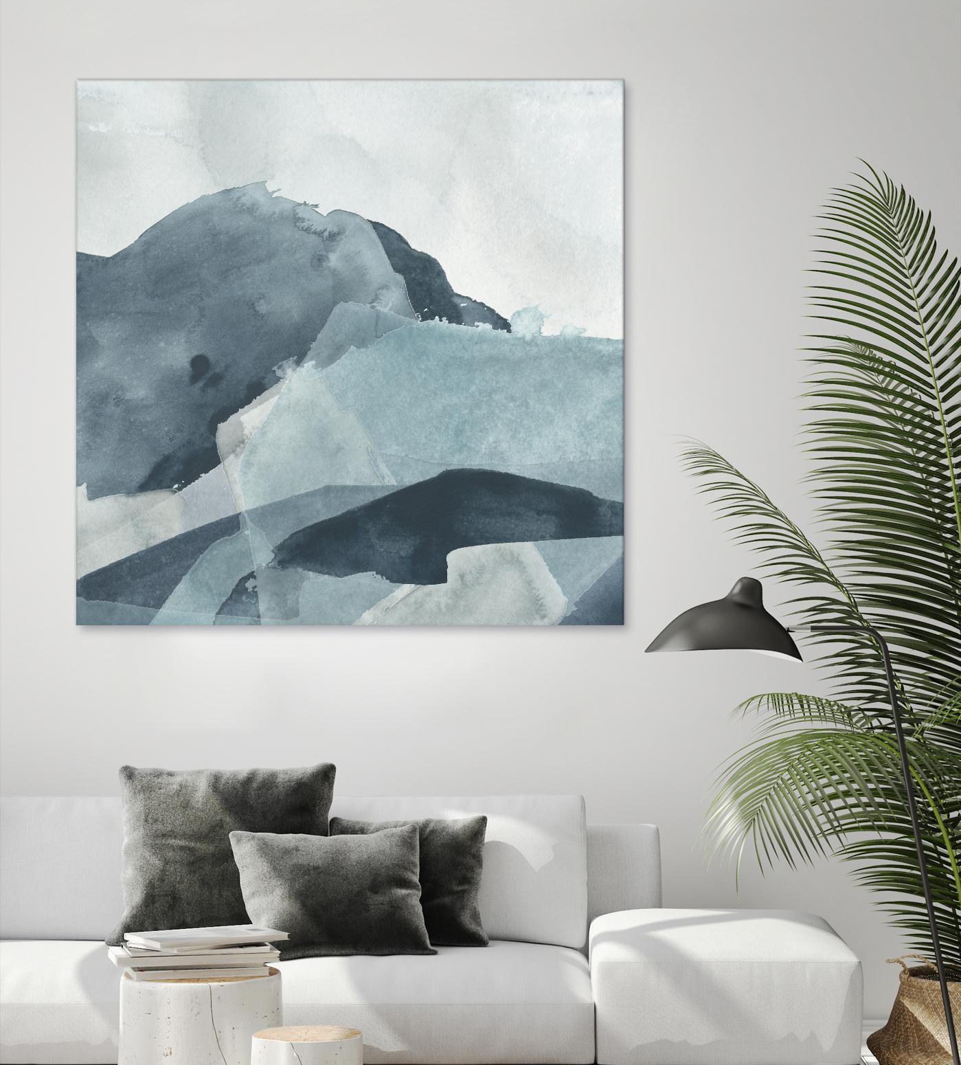 Blue Range I by June Erica Vess on GIANT ART - blue abstract