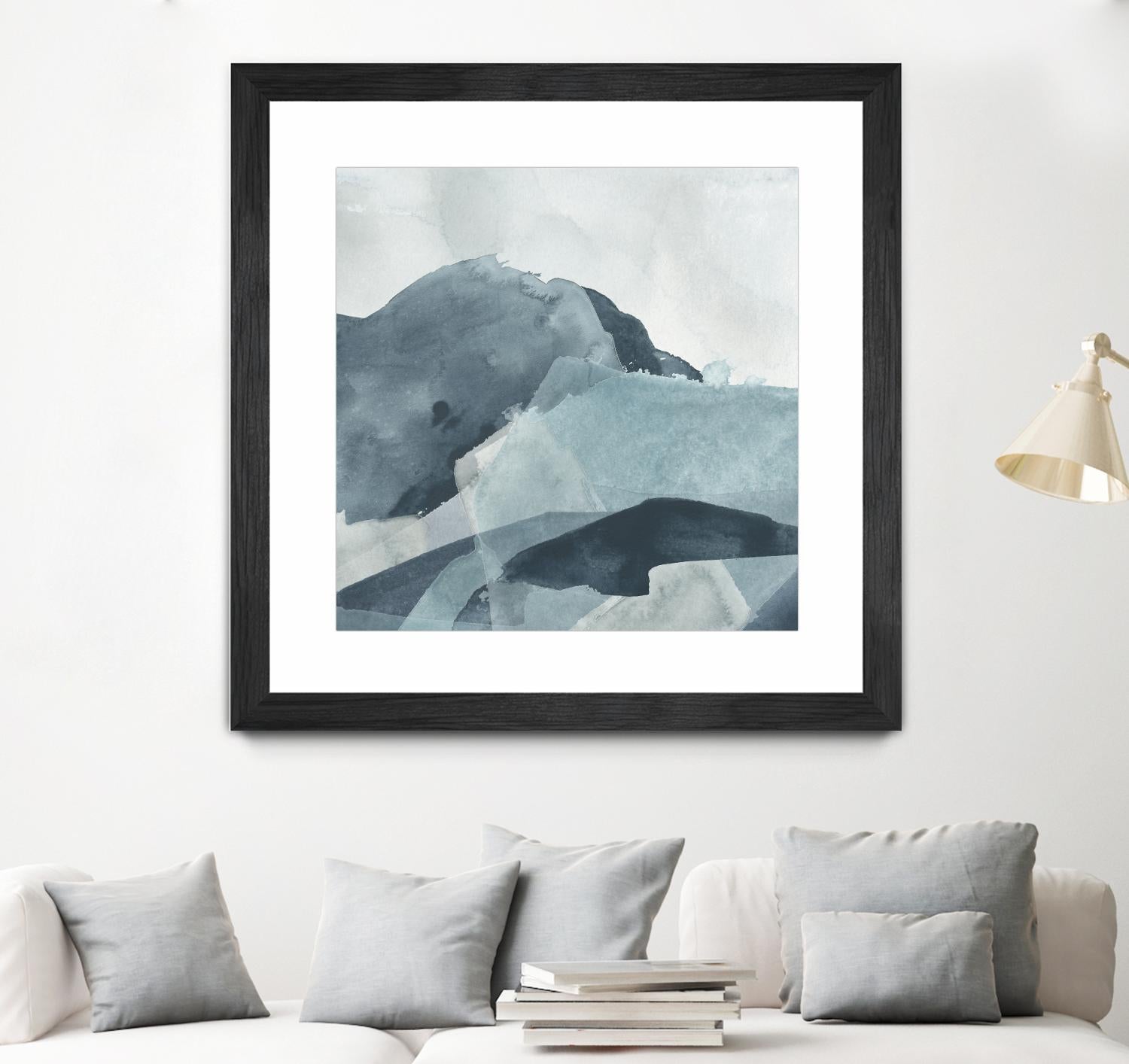 Blue Range I by June Erica Vess on GIANT ART - blue abstract