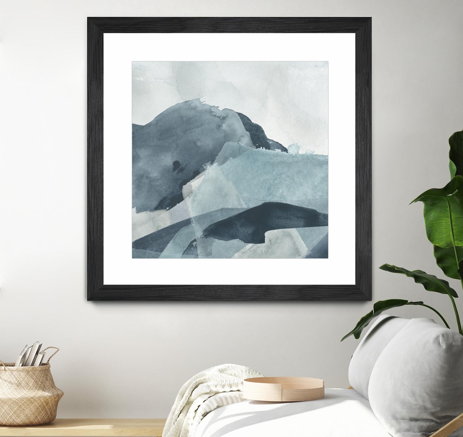 Blue Range I by June Erica Vess on GIANT ART - blue abstract