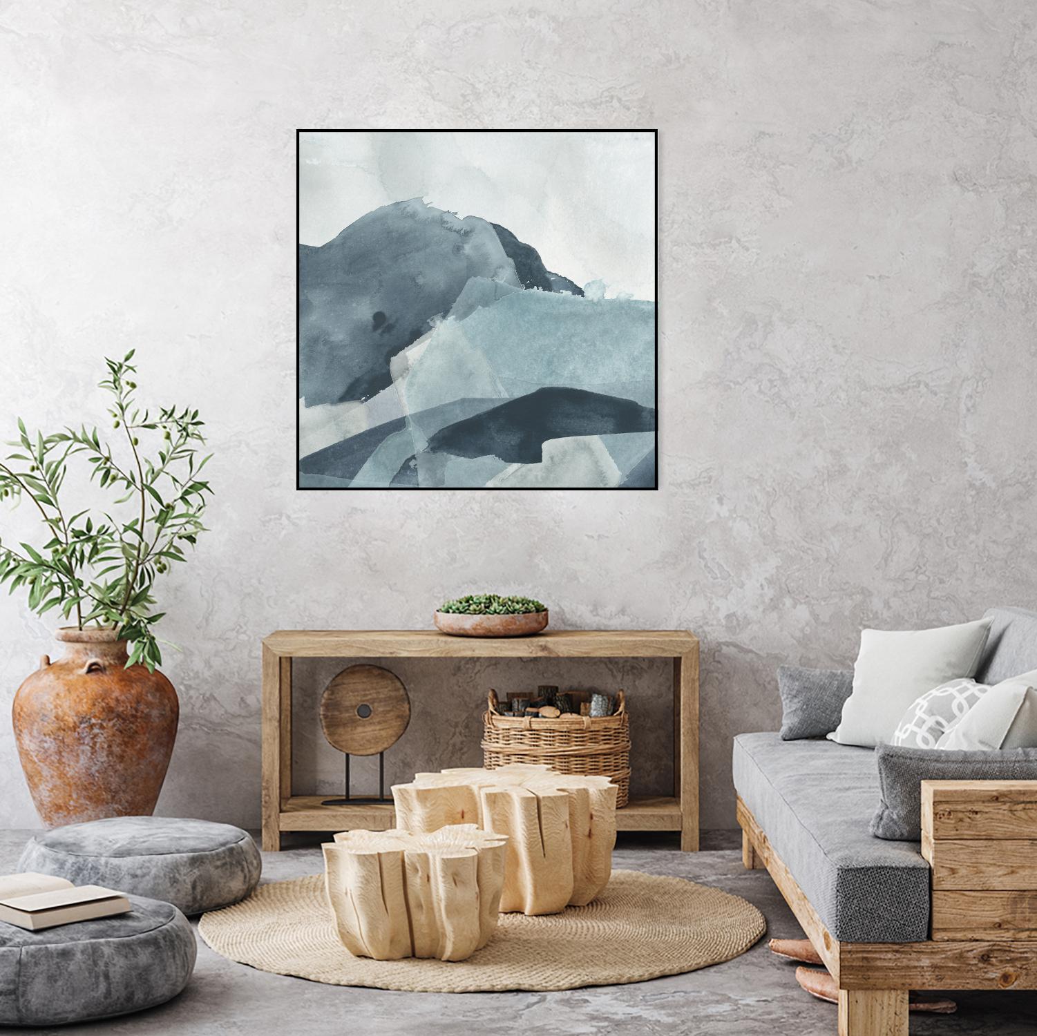 Blue Range I by June Erica Vess on GIANT ART - blue abstract