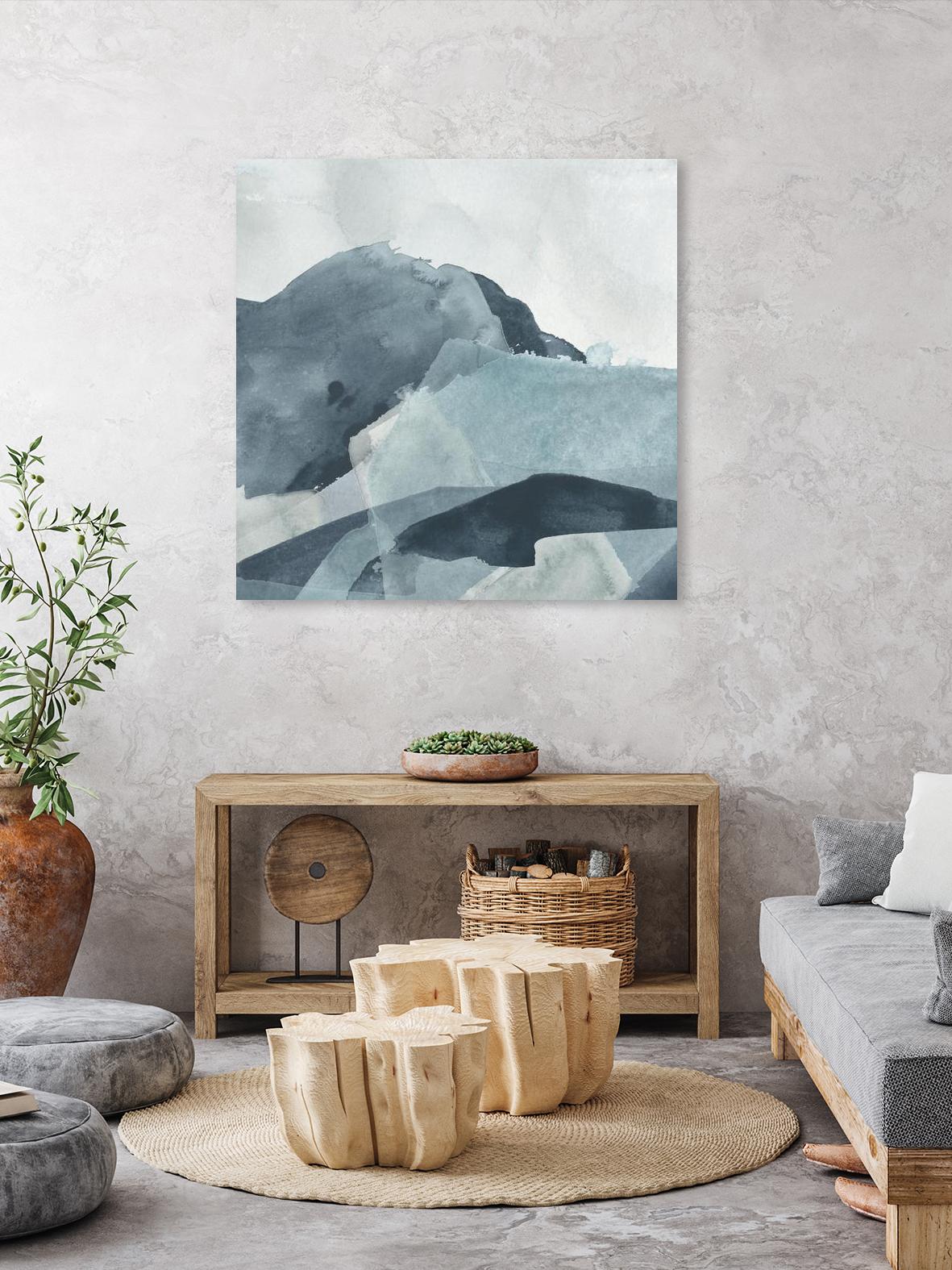 Blue Range I by June Erica Vess on GIANT ART - blue abstract