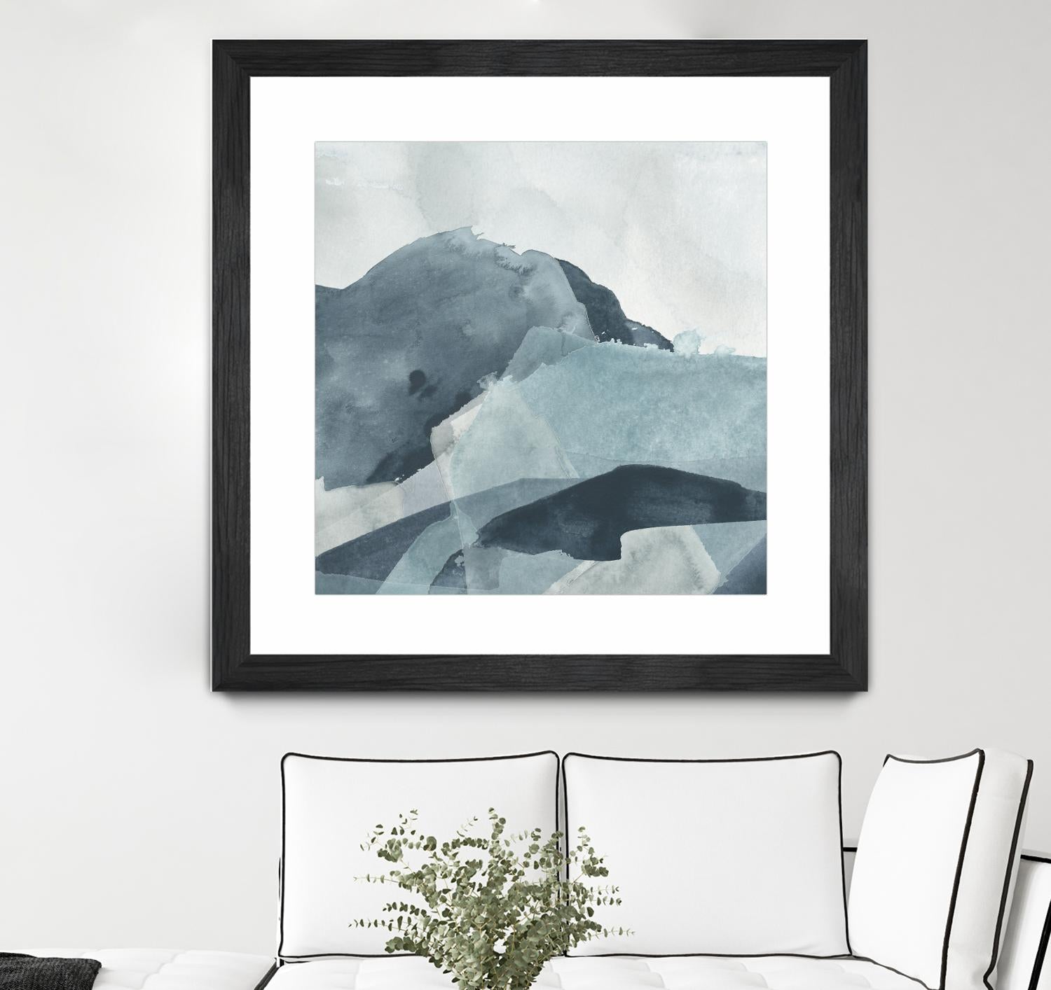 Blue Range I by June Erica Vess on GIANT ART - blue abstract