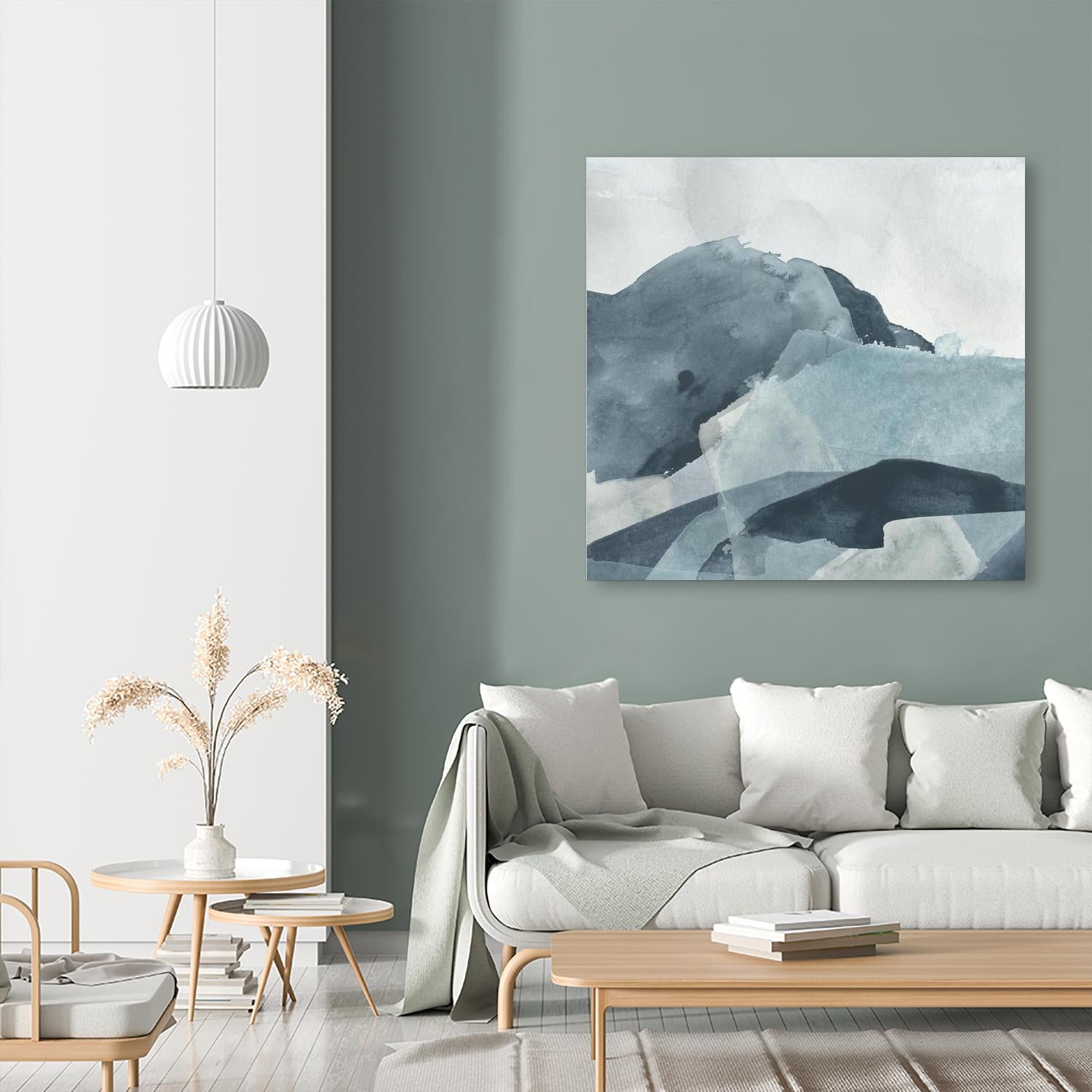 Blue Range I by June Erica Vess on GIANT ART - blue abstract