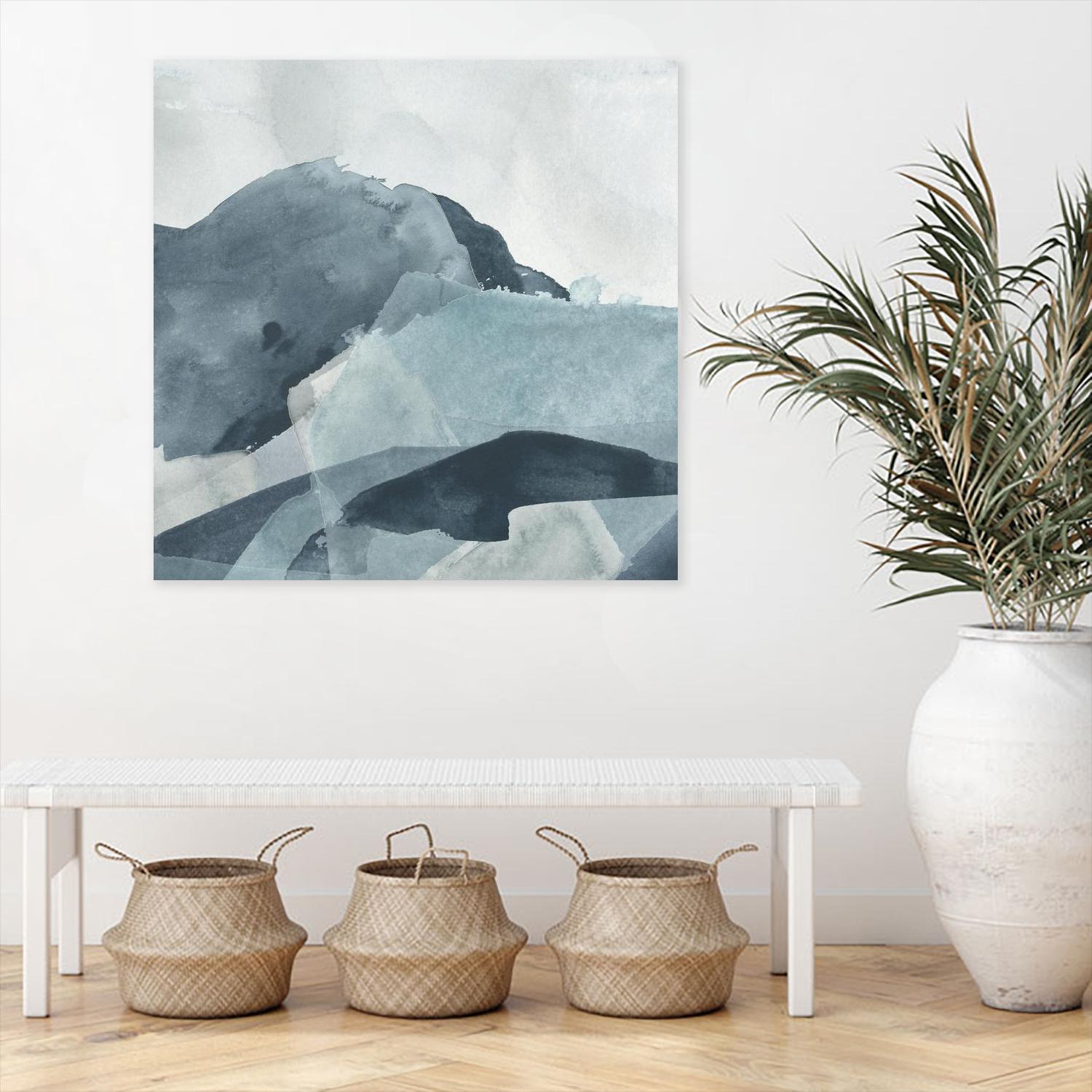 Blue Range I by June Erica Vess on GIANT ART - blue abstract