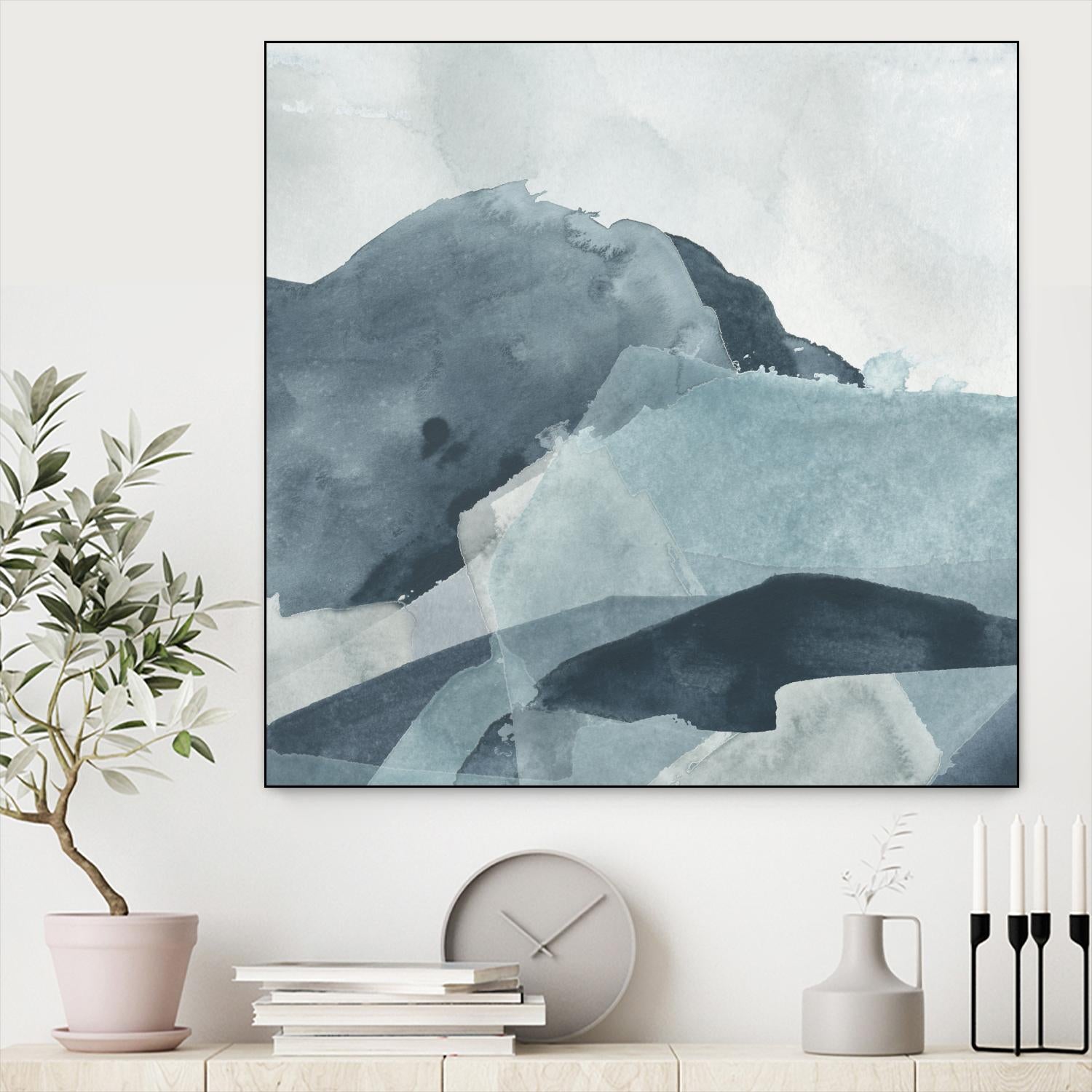 Blue Range I by June Erica Vess on GIANT ART - blue abstract