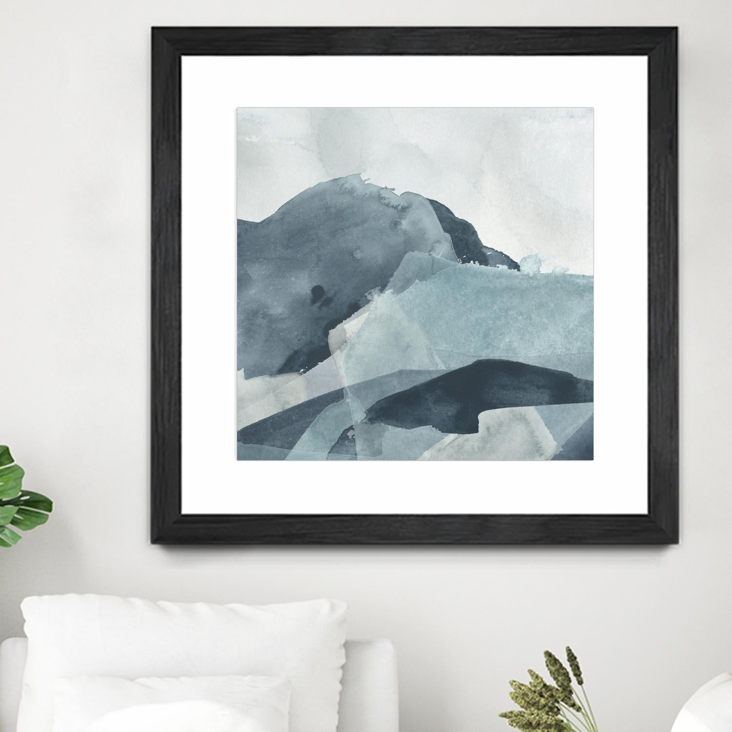 Blue Range I by June Erica Vess on GIANT ART - blue abstract