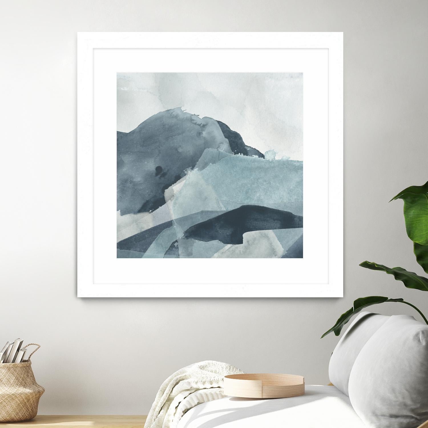 Blue Range I by June Erica Vess on GIANT ART - blue abstract