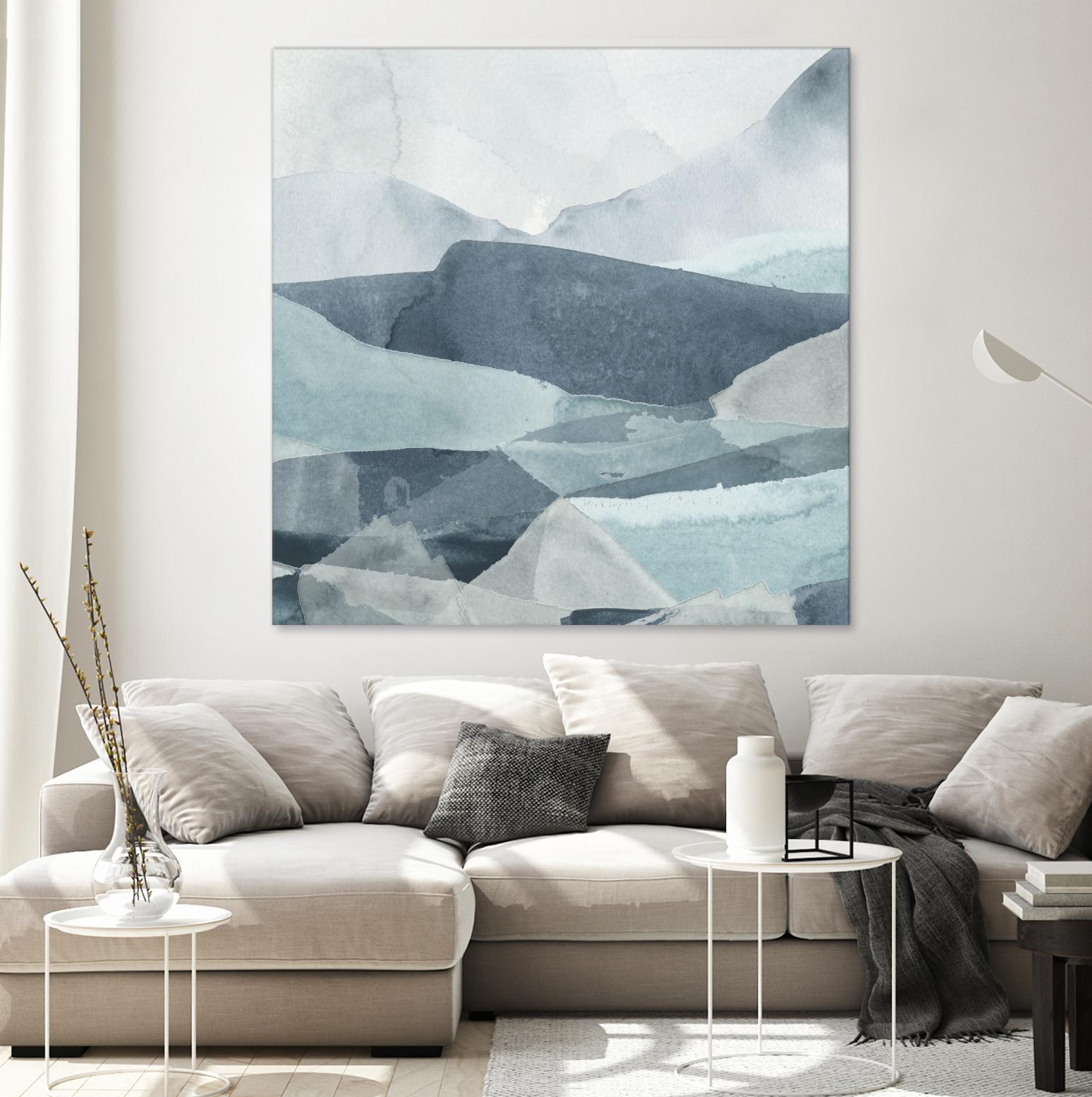 Blue Range III by June Erica Vess on GIANT ART - blue abstract