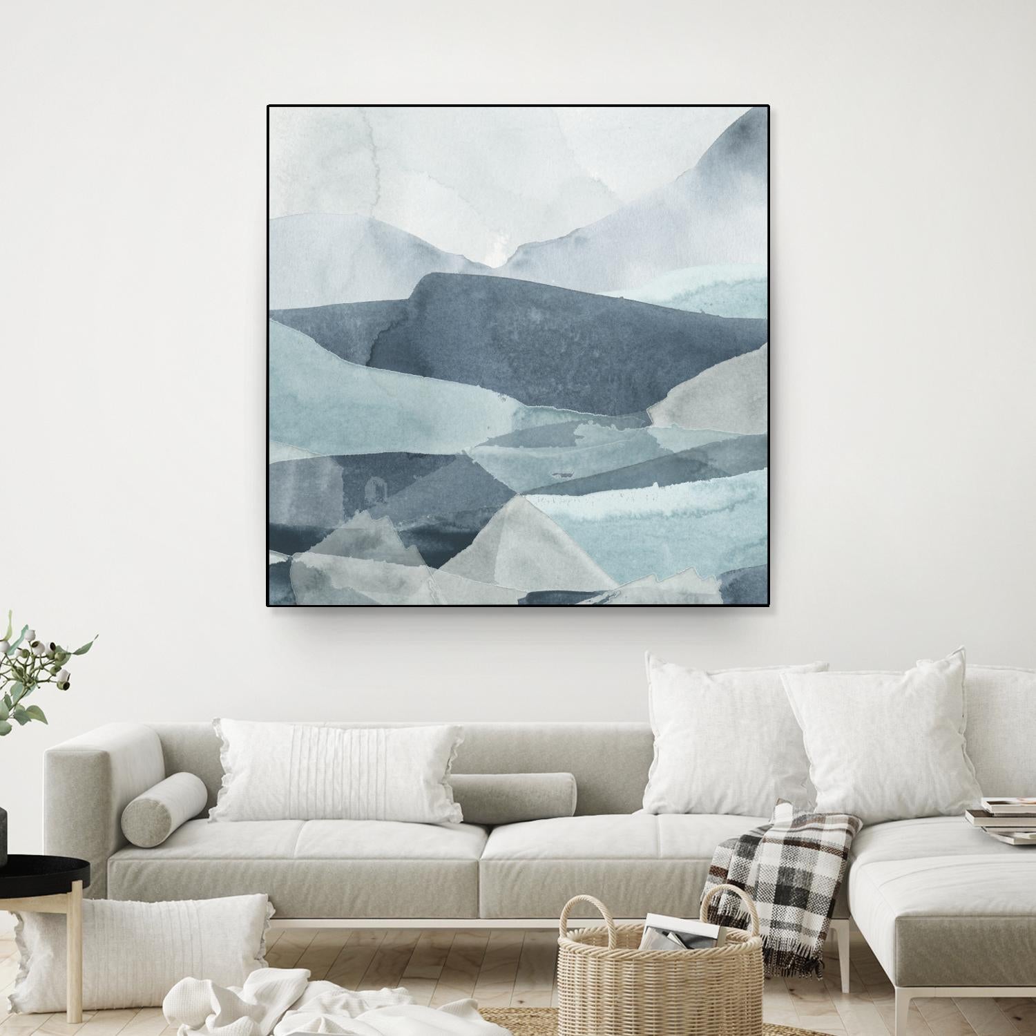 Blue Range III by June Erica Vess on GIANT ART - blue abstract