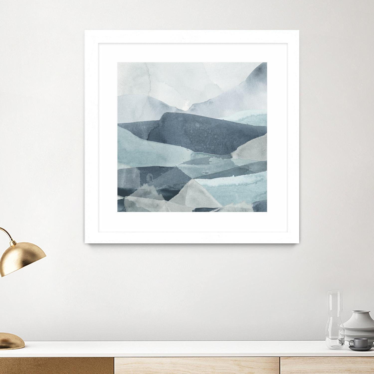 Blue Range III by June Erica Vess on GIANT ART - blue abstract