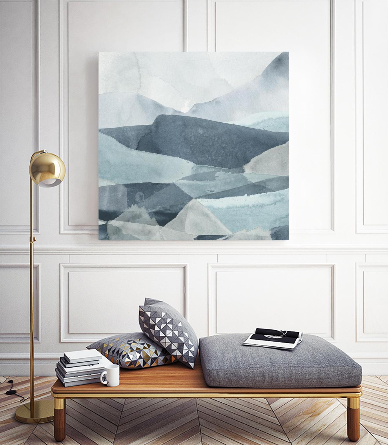 Blue Range III by June Erica Vess on GIANT ART - blue abstract