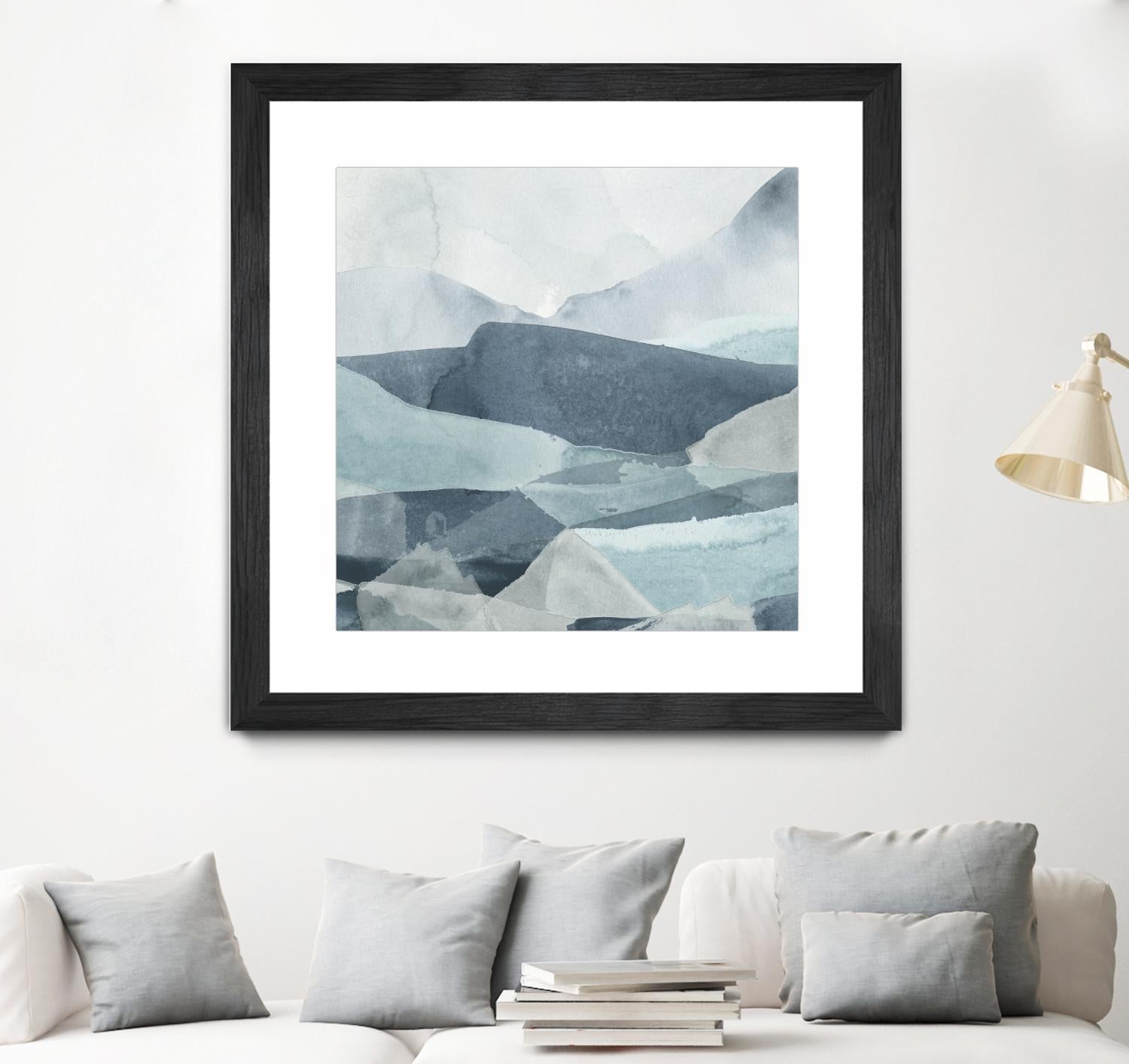 Blue Range III by June Erica Vess on GIANT ART - blue abstract