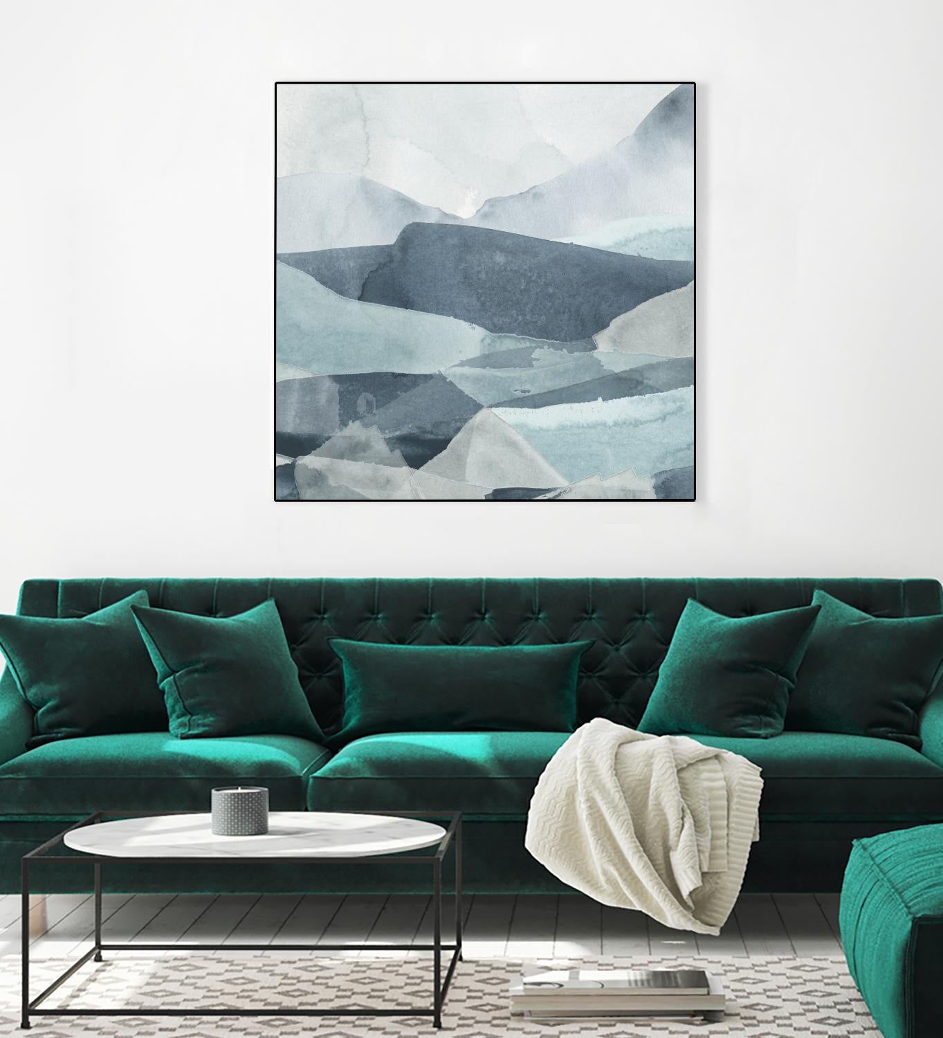 Blue Range III by June Erica Vess on GIANT ART - blue abstract