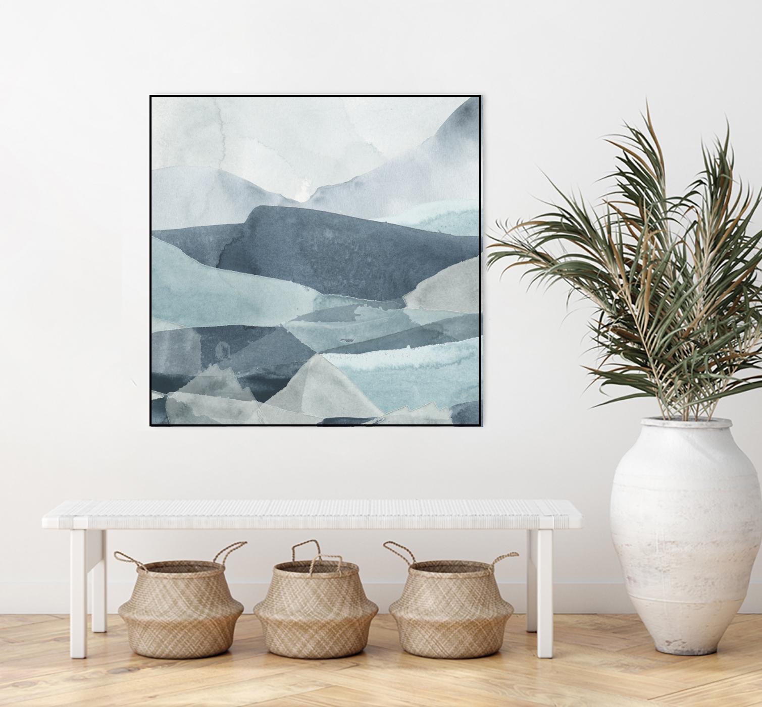 Blue Range III by June Erica Vess on GIANT ART - blue abstract