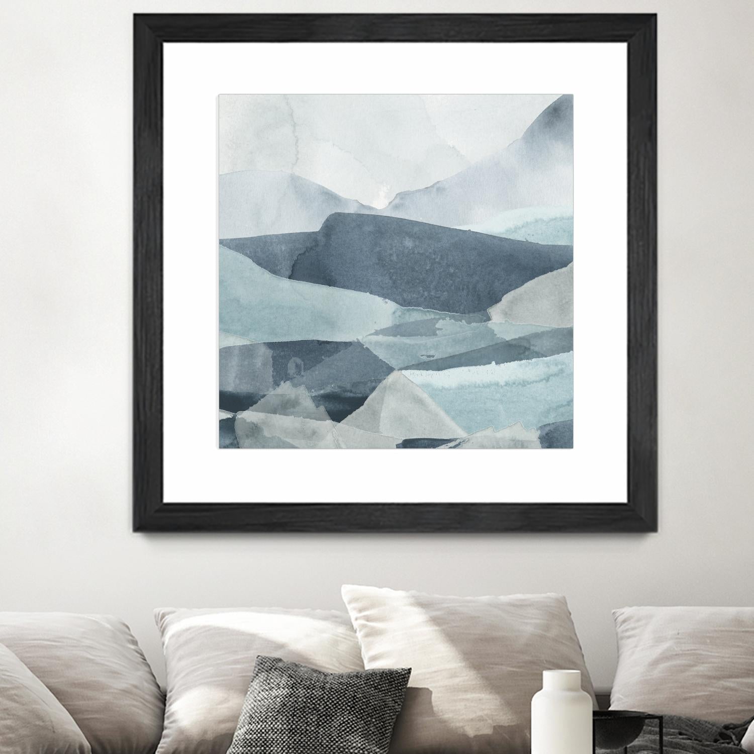 Blue Range III by June Erica Vess on GIANT ART - blue abstract