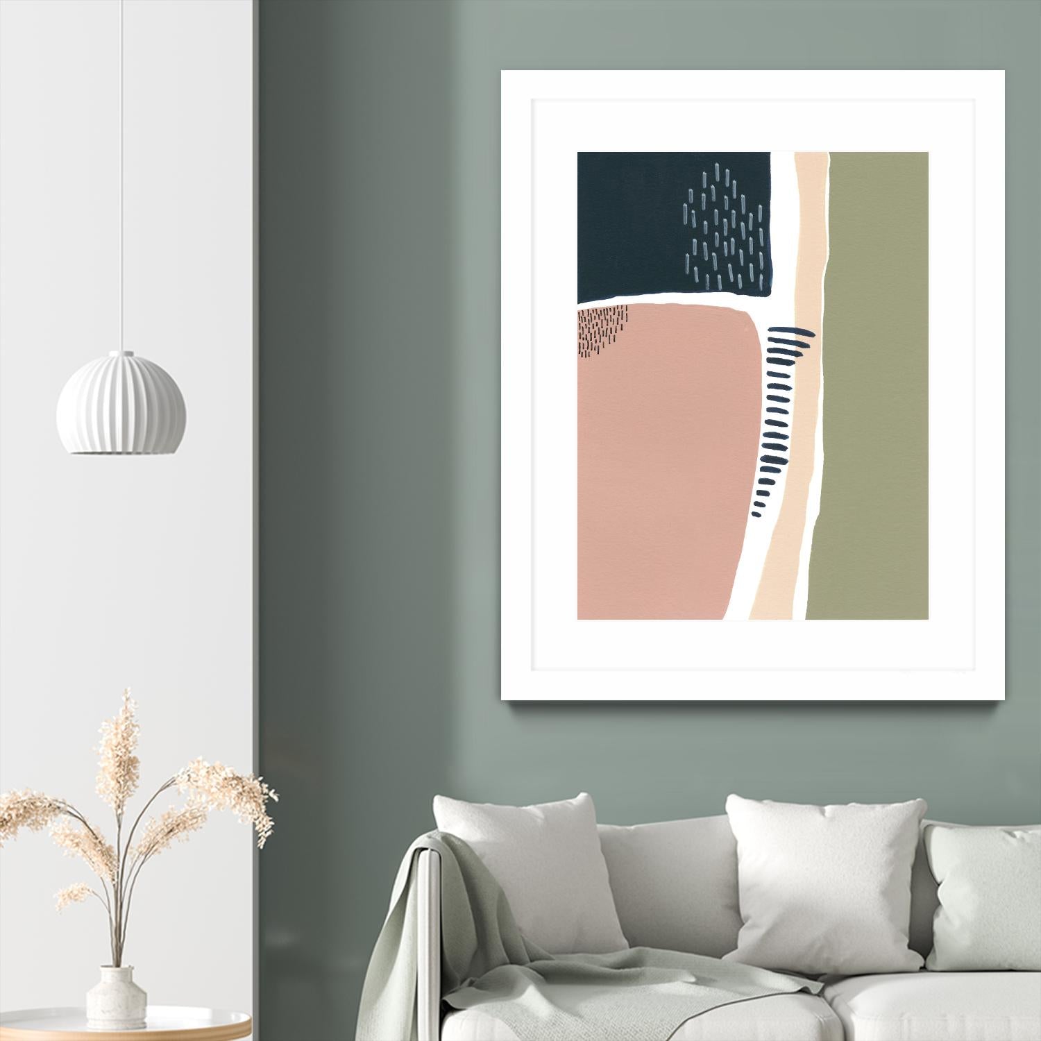 Simple Marks I by Regina Moore on GIANT ART - pastels abstract