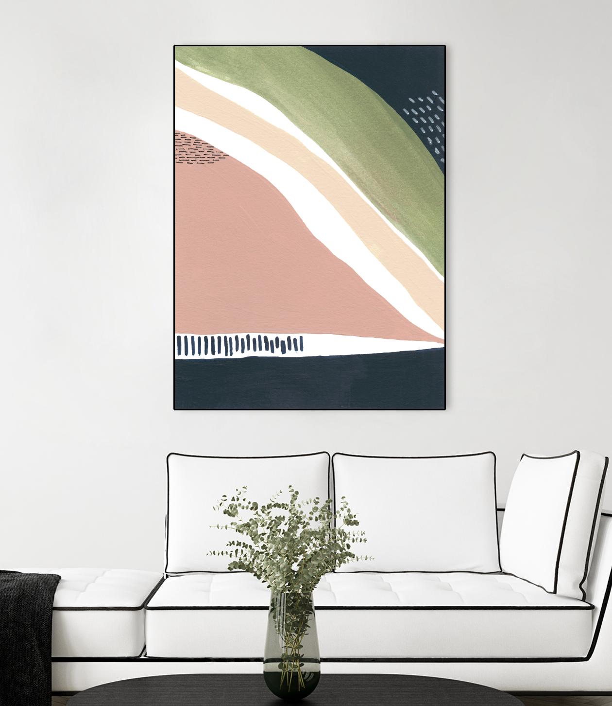 Simple Marks IV by Regina Moore on GIANT ART - pastels abstract