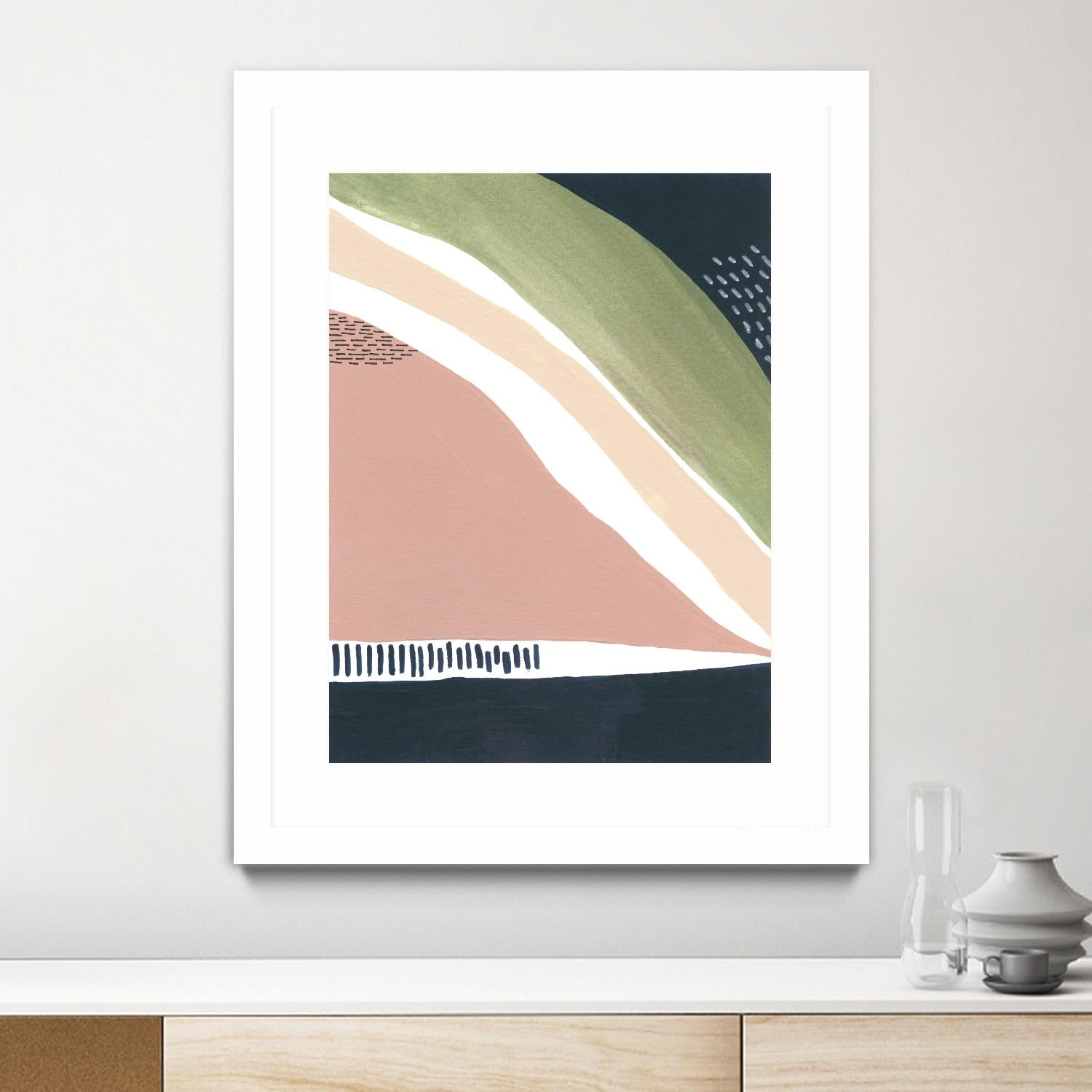 Simple Marks IV by Regina Moore on GIANT ART - pastels abstract