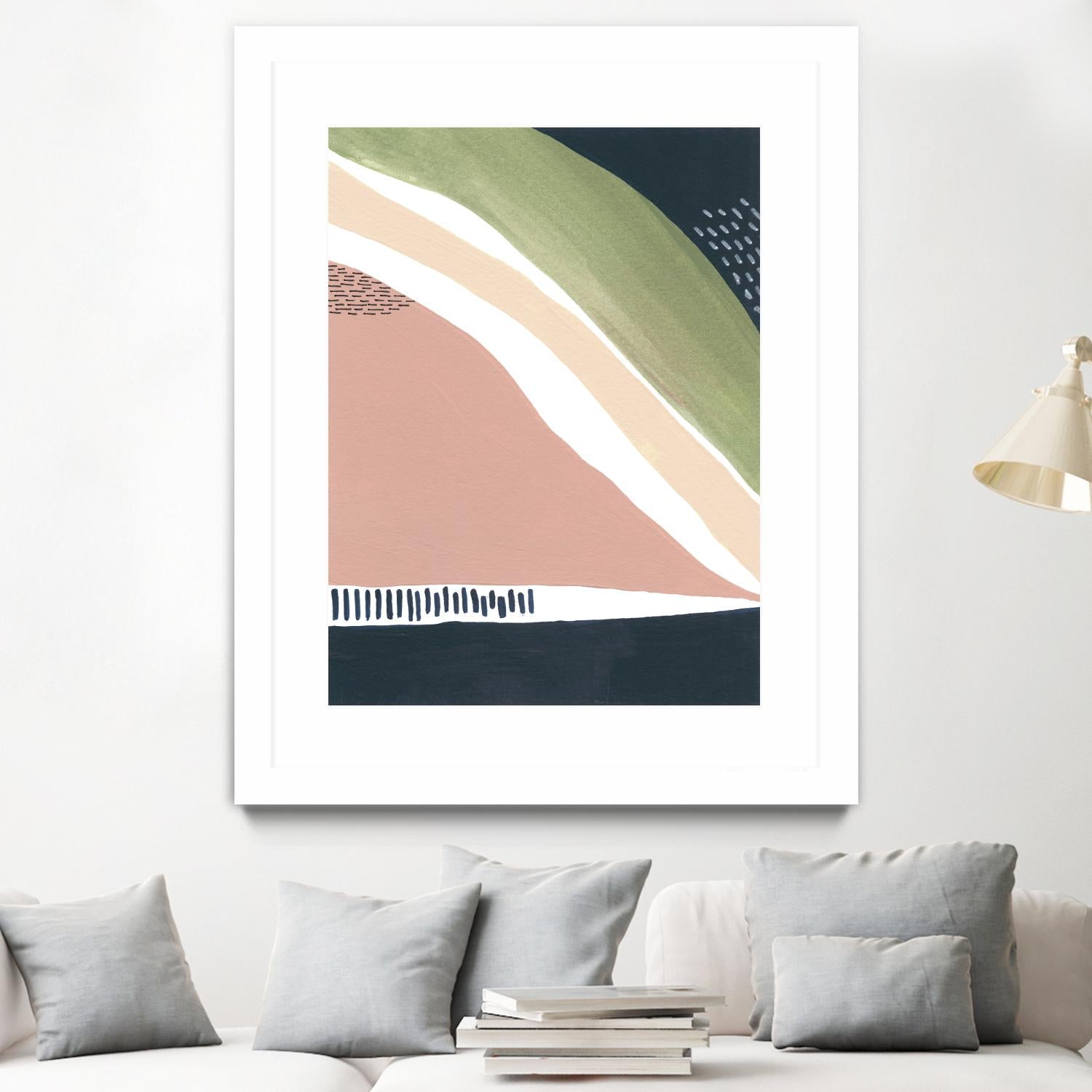 Simple Marks IV by Regina Moore on GIANT ART - pastels abstract