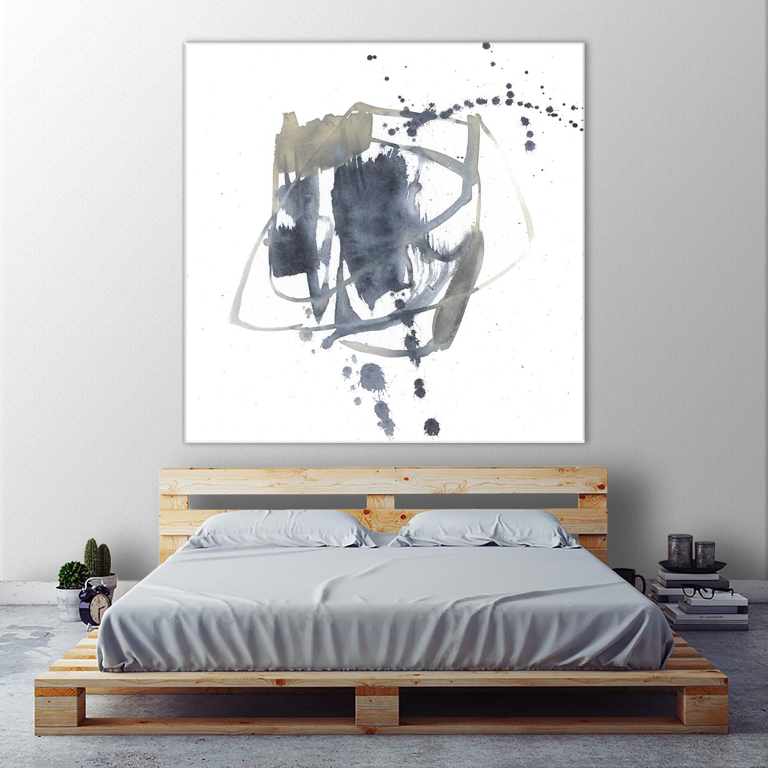 Off Center II by Jennifer Goldberger on GIANT ART - neutral abstract