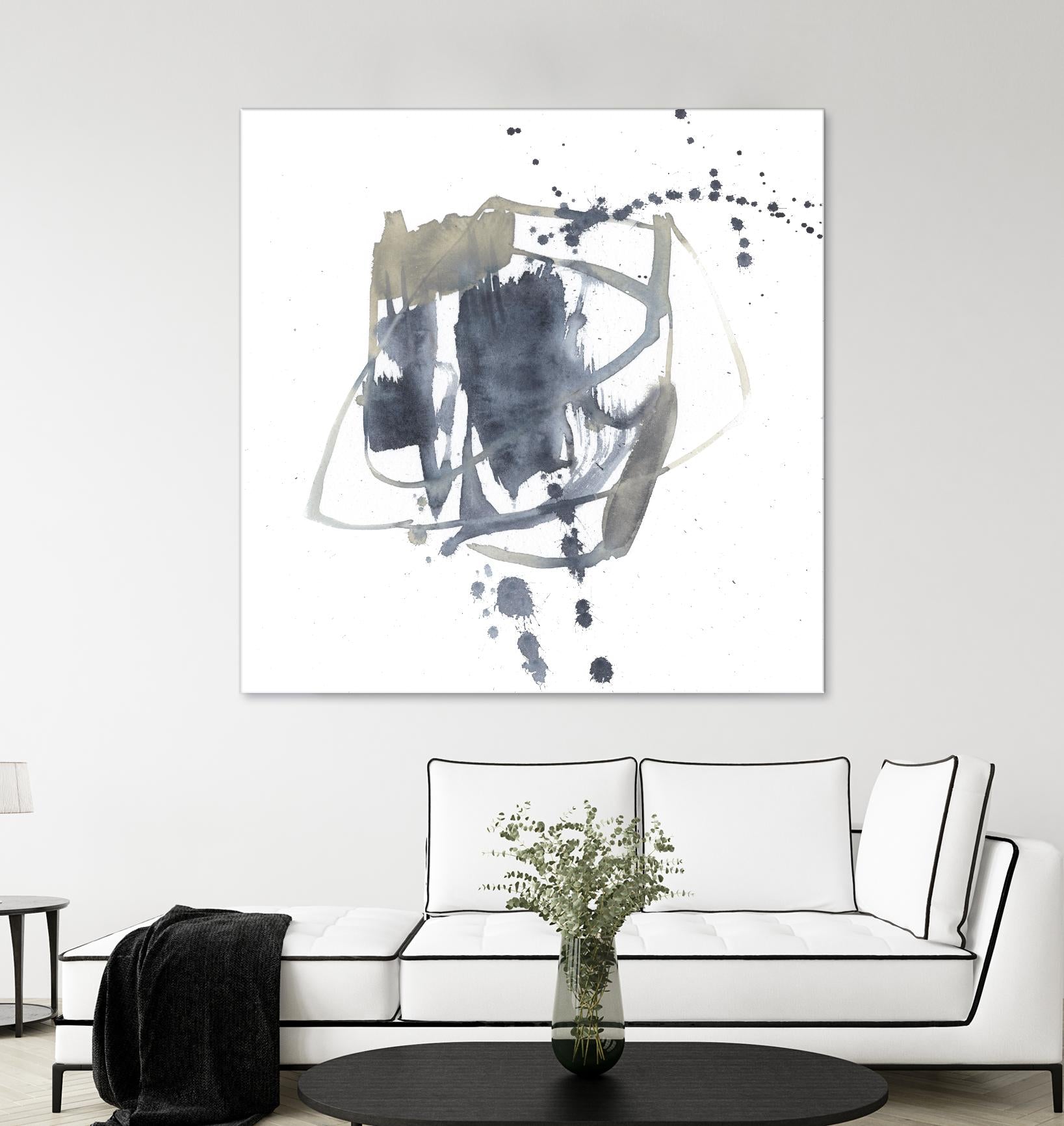 Off Center II by Jennifer Goldberger on GIANT ART - neutral abstract