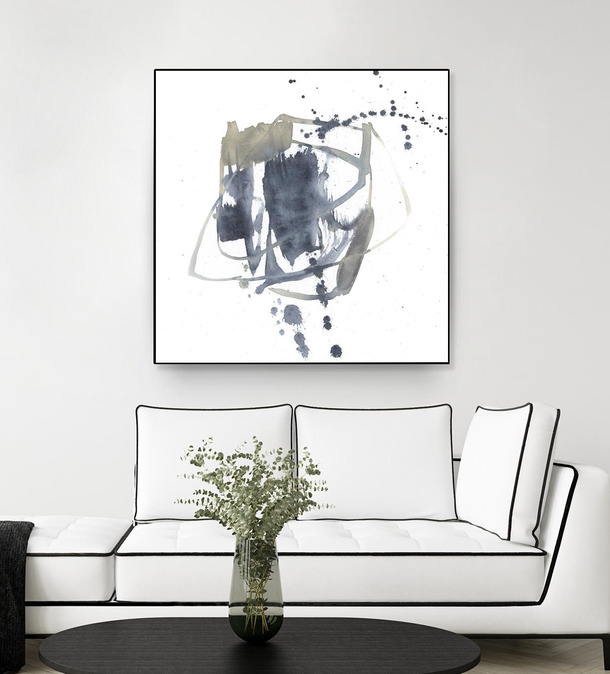 Off Center II by Jennifer Goldberger on GIANT ART - neutral abstract