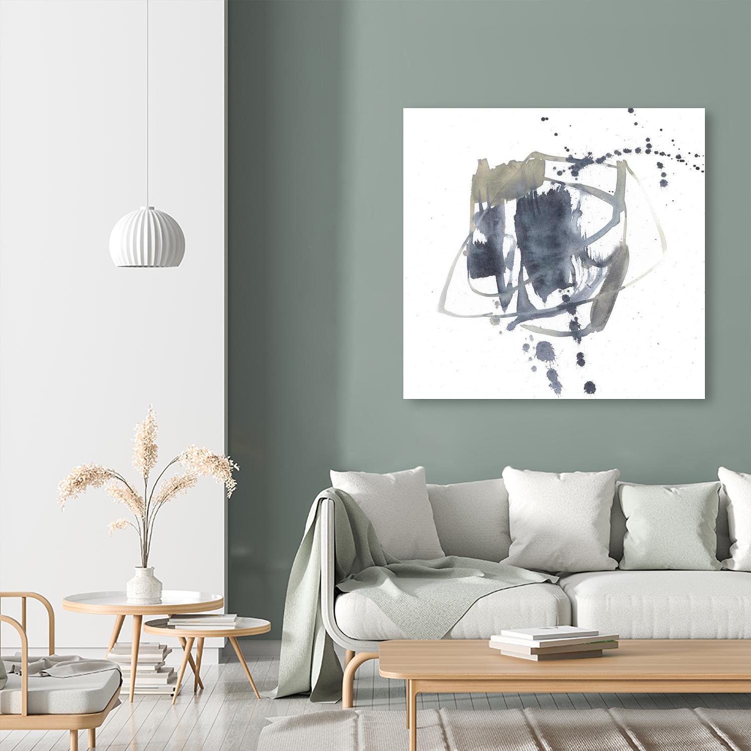 Off Center II by Jennifer Goldberger on GIANT ART - neutral abstract