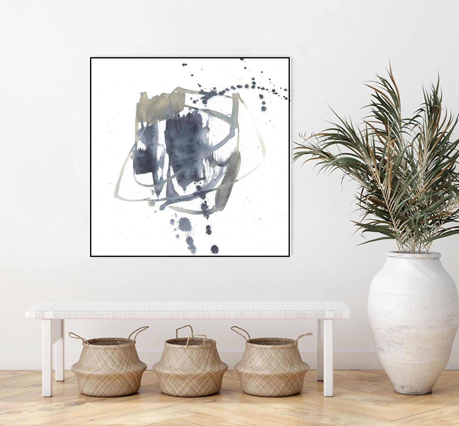 Off Center II by Jennifer Goldberger on GIANT ART - neutral abstract