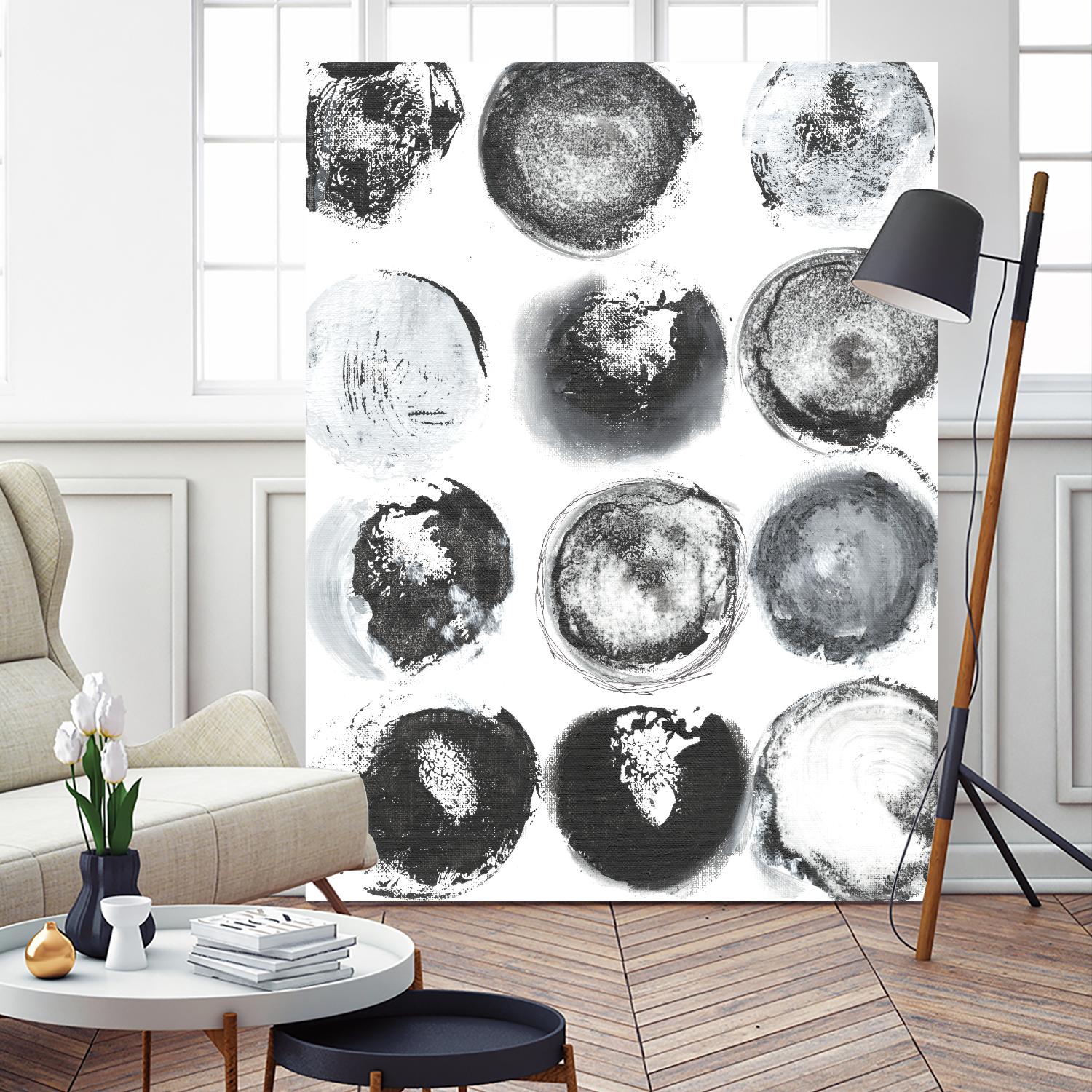 B&W Imprint II by Jodi Fuchs on GIANT ART - neutral abstract