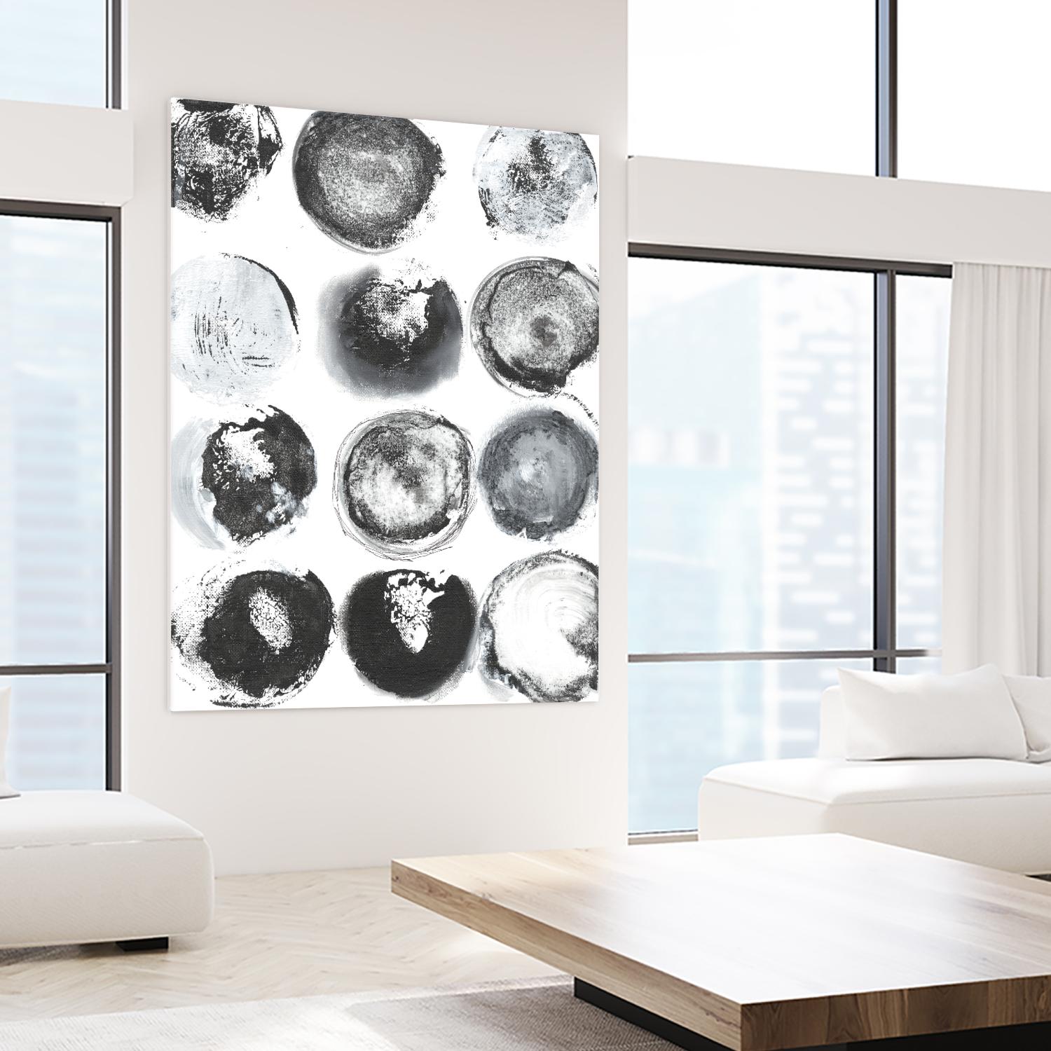 B&W Imprint II by Jodi Fuchs on GIANT ART - neutral abstract