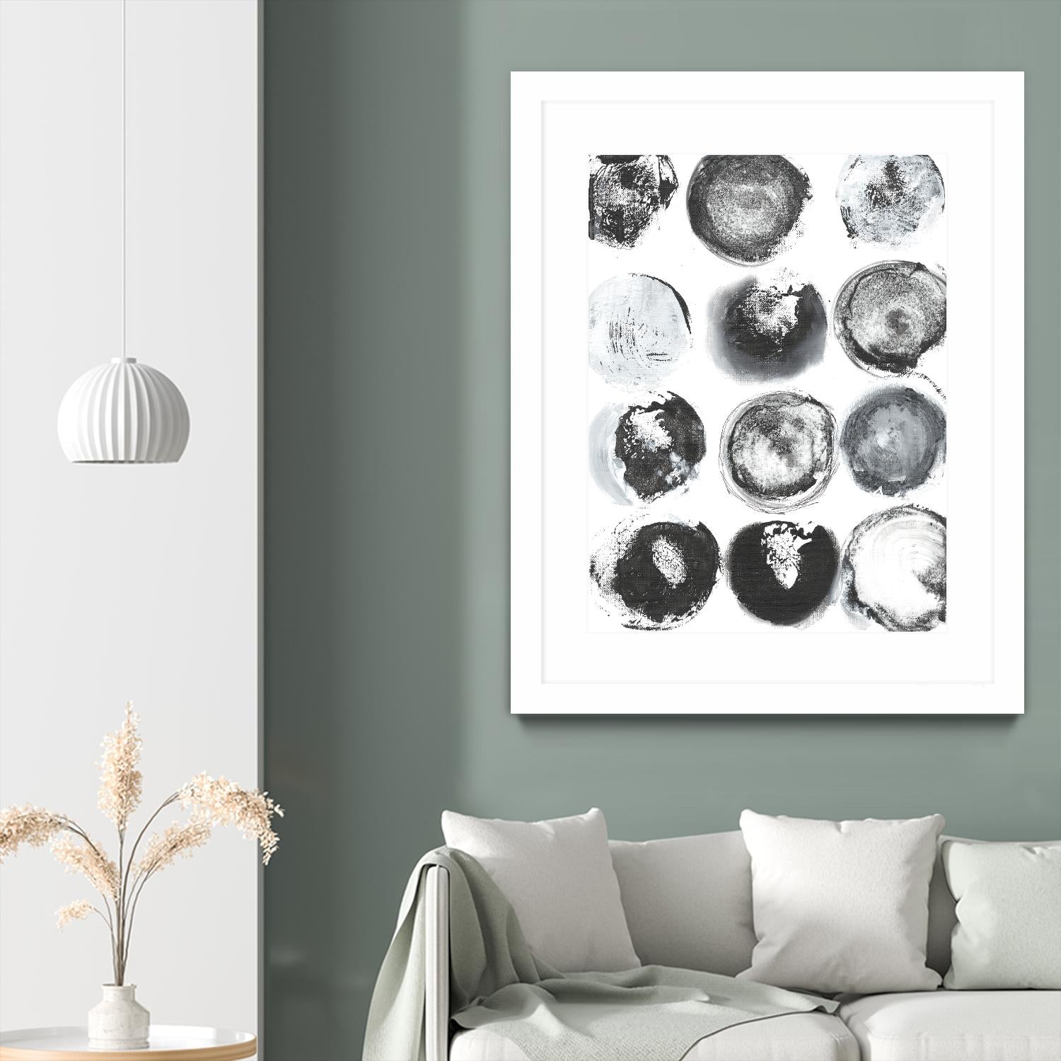 B&W Imprint II by Jodi Fuchs on GIANT ART - neutral abstract