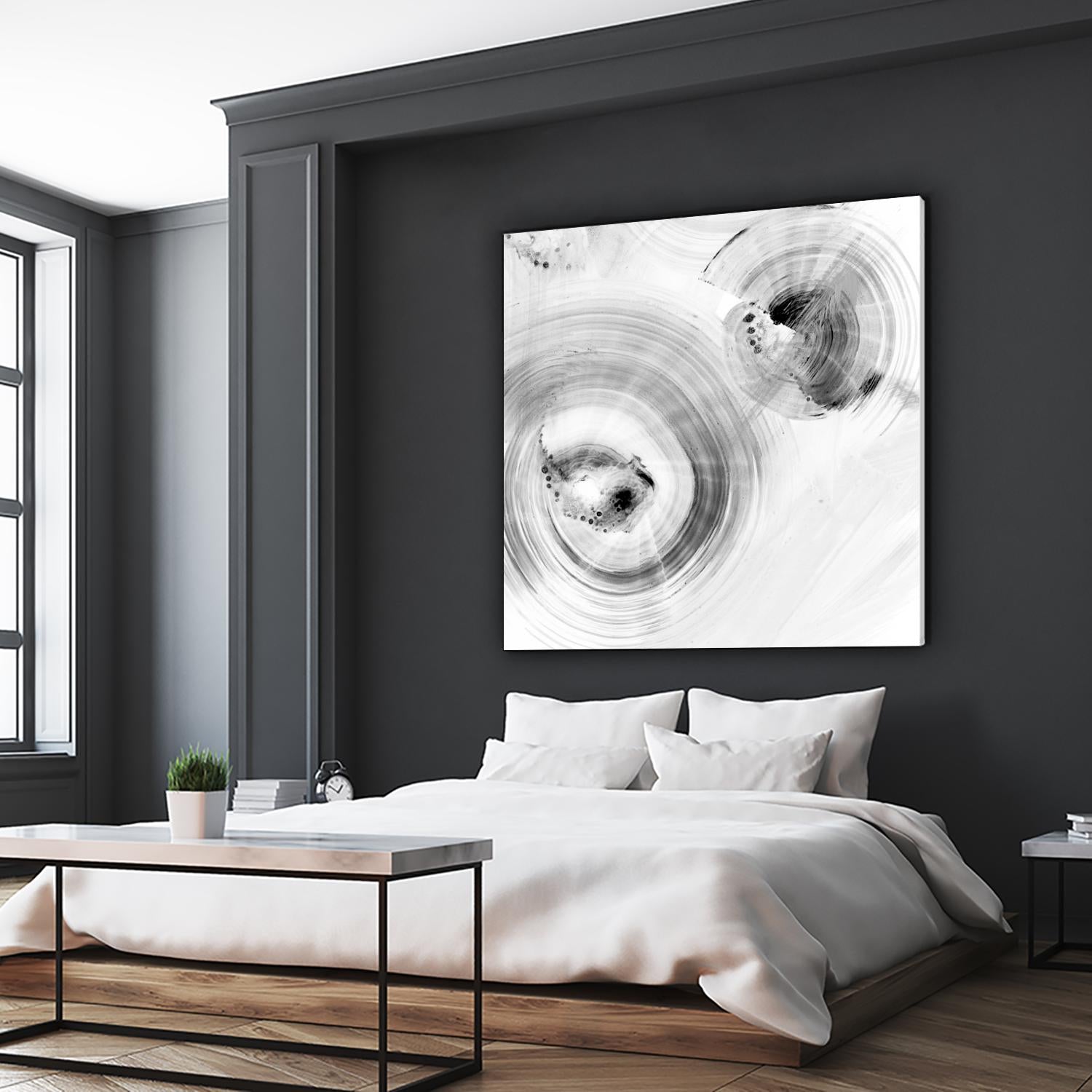 Reverse Ripple Effect I by Ethan Harper on GIANT ART - neutral abstract