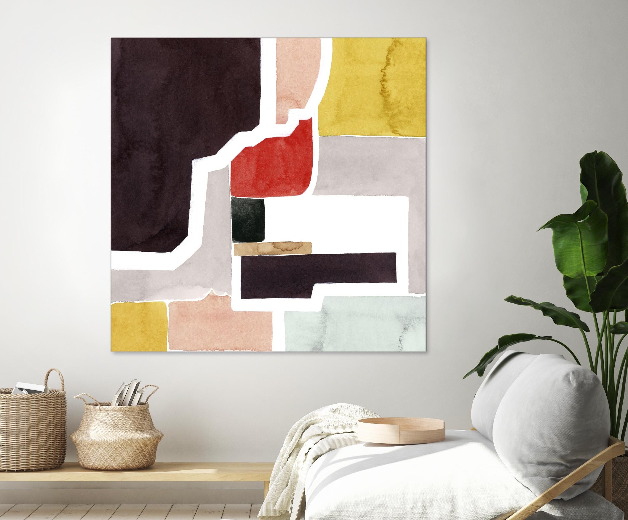 Color Blocking I by Grace Popp on GIANT ART - pastels abstract