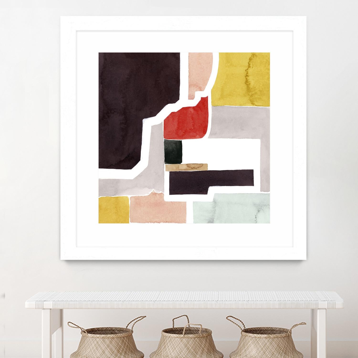 Color Blocking I by Grace Popp on GIANT ART - pastels abstract