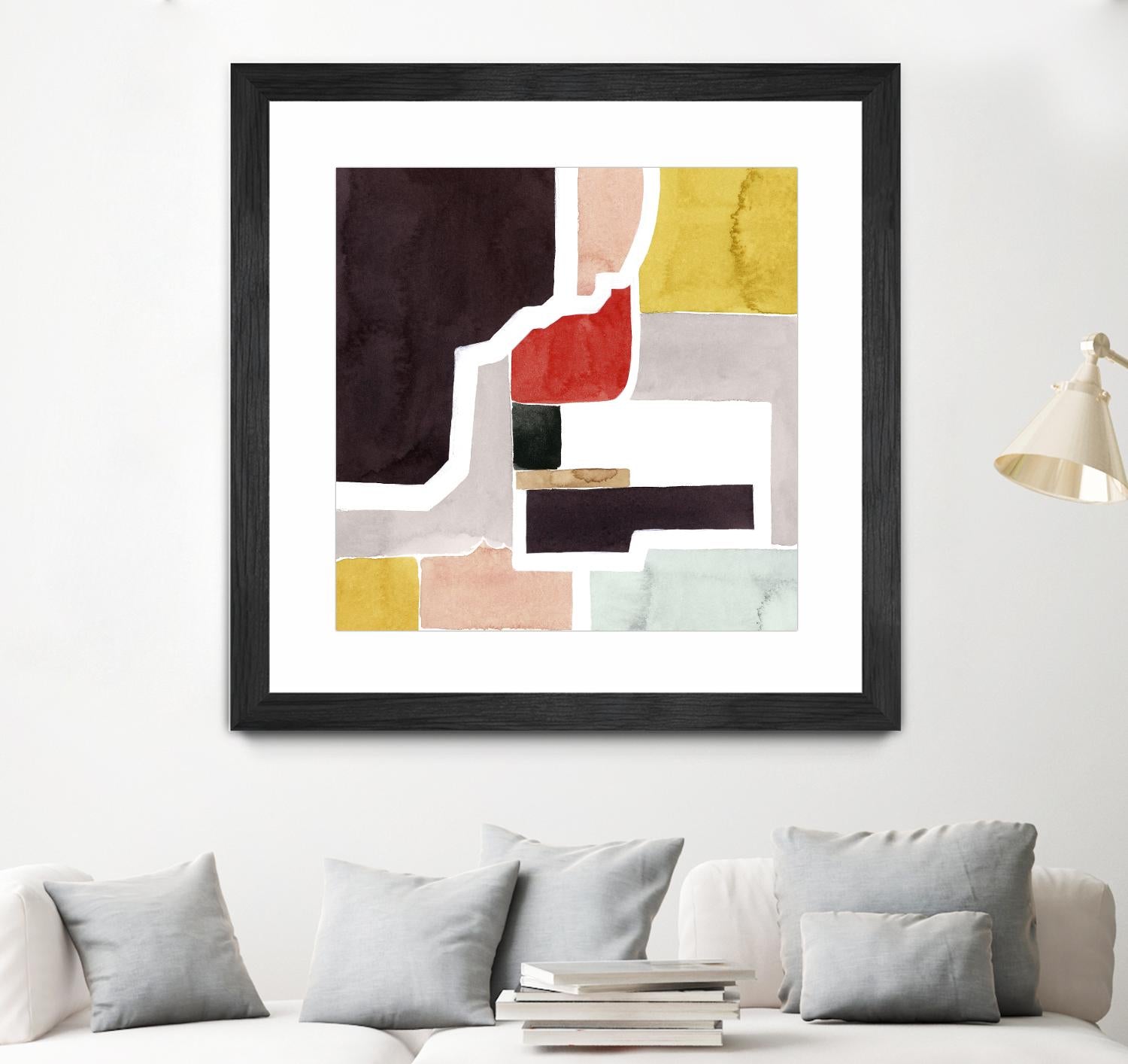 Color Blocking I by Grace Popp on GIANT ART - pastels abstract