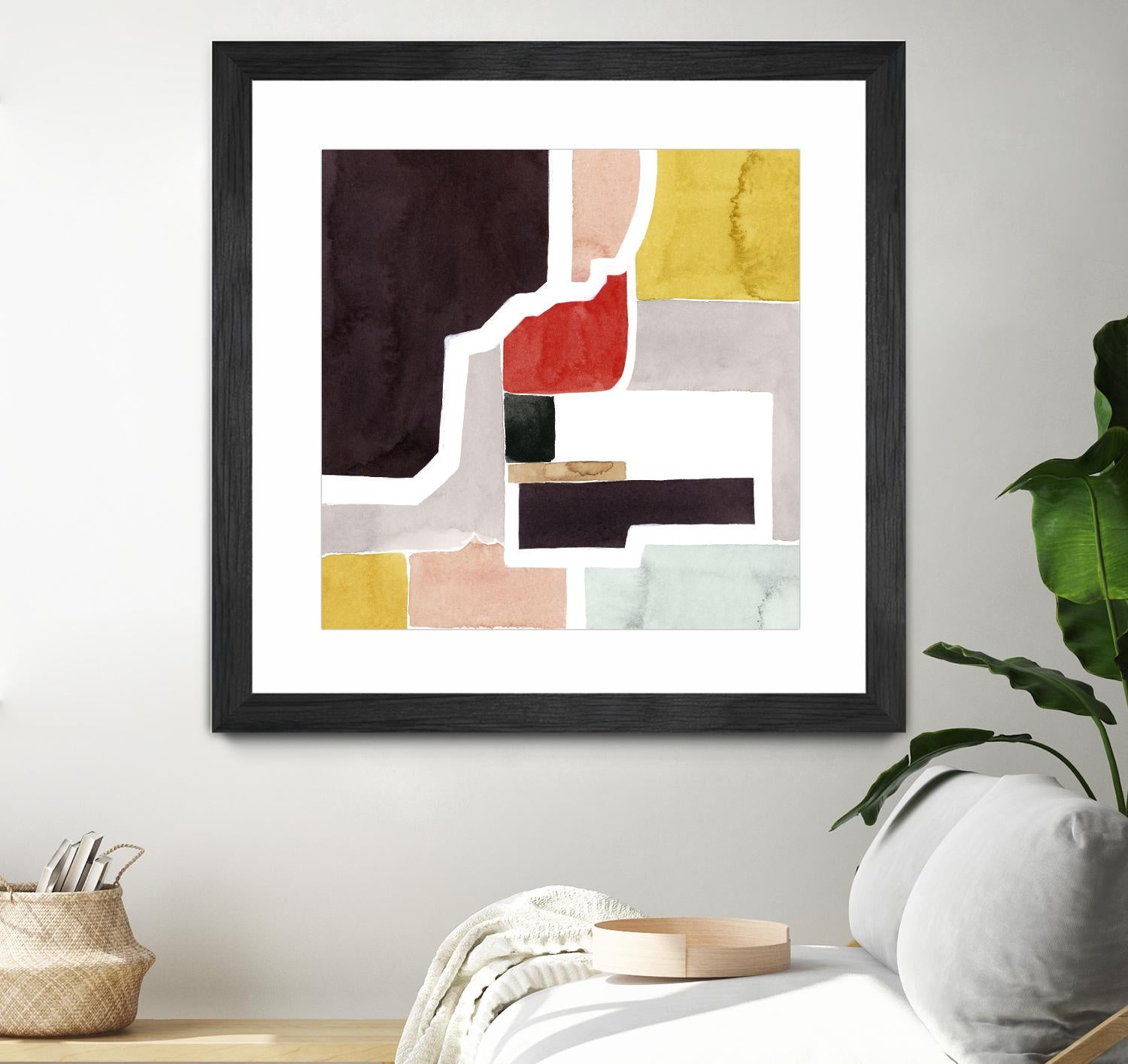 Color Blocking I by Grace Popp on GIANT ART - pastels abstract