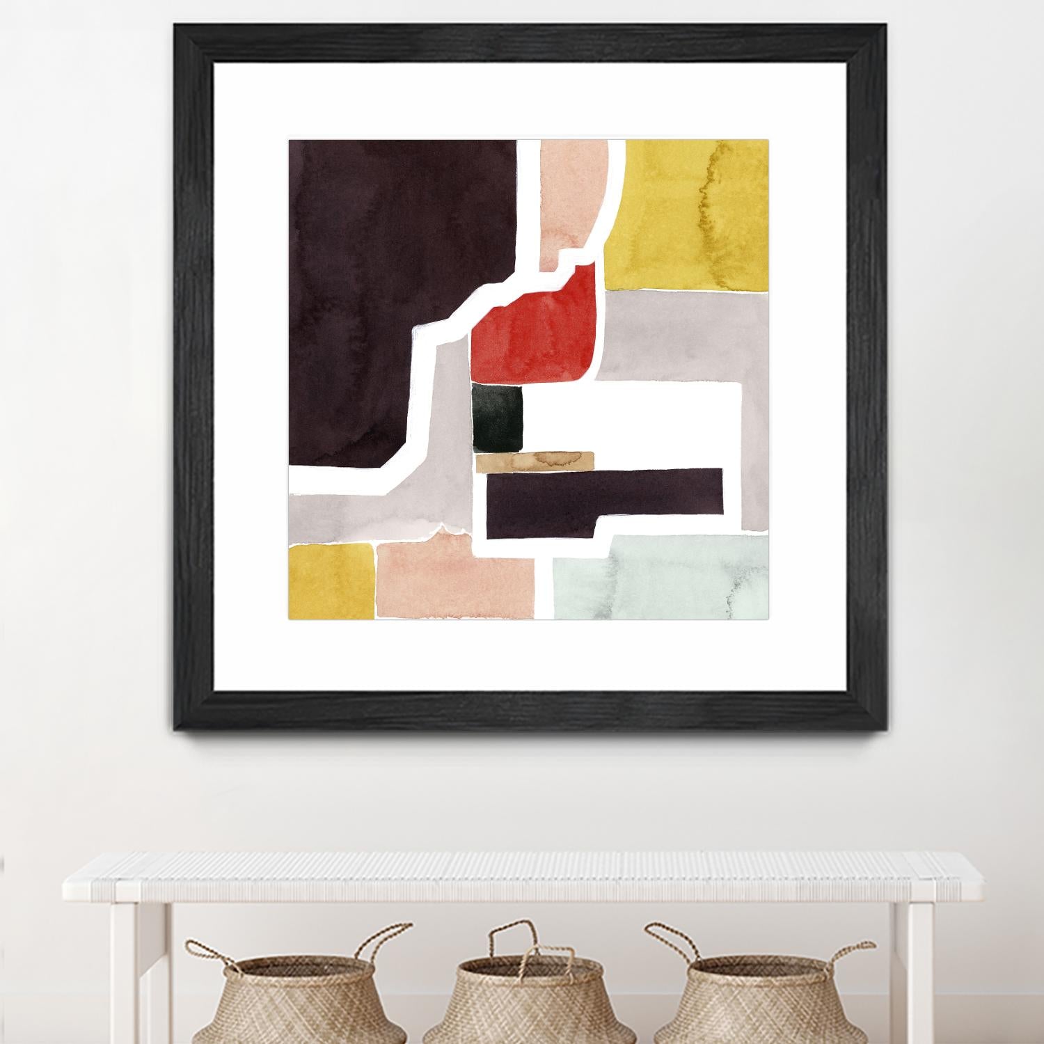 Color Blocking I by Grace Popp on GIANT ART - pastels abstract