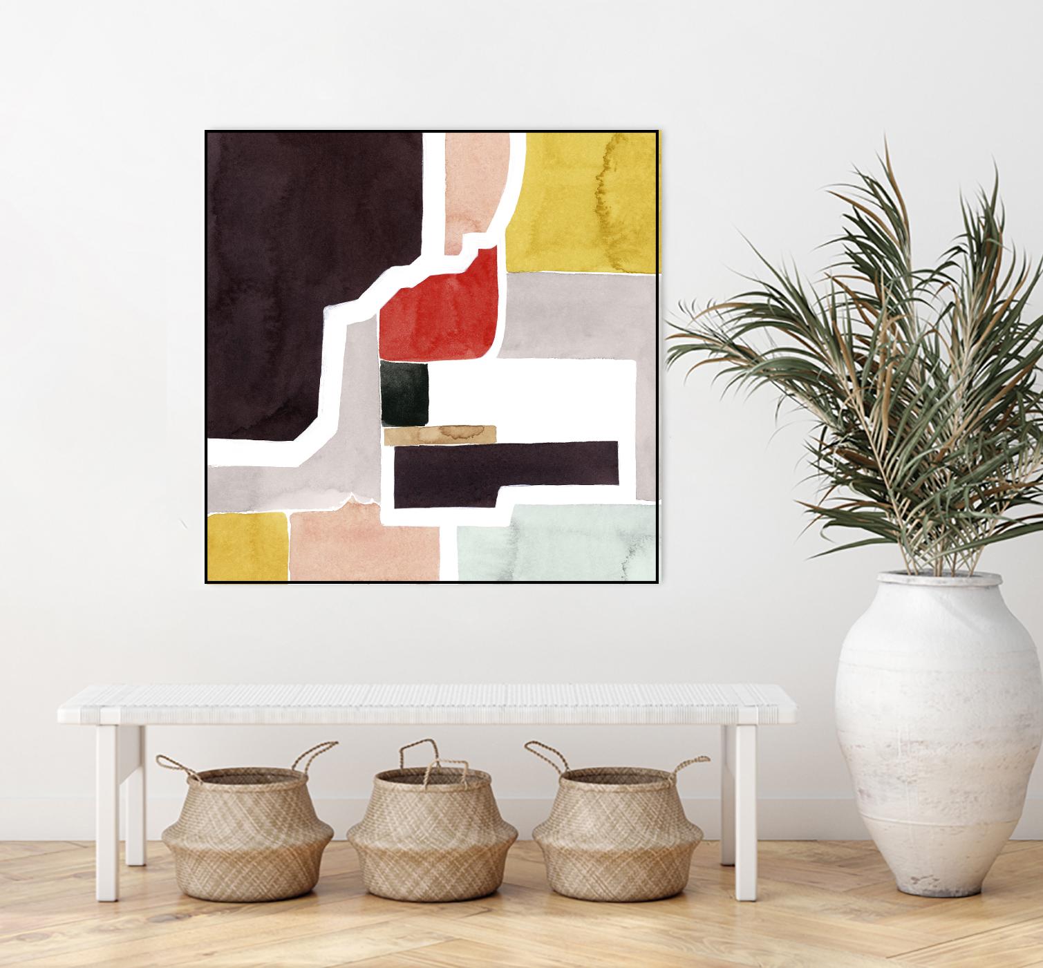 Color Blocking I by Grace Popp on GIANT ART - pastels abstract