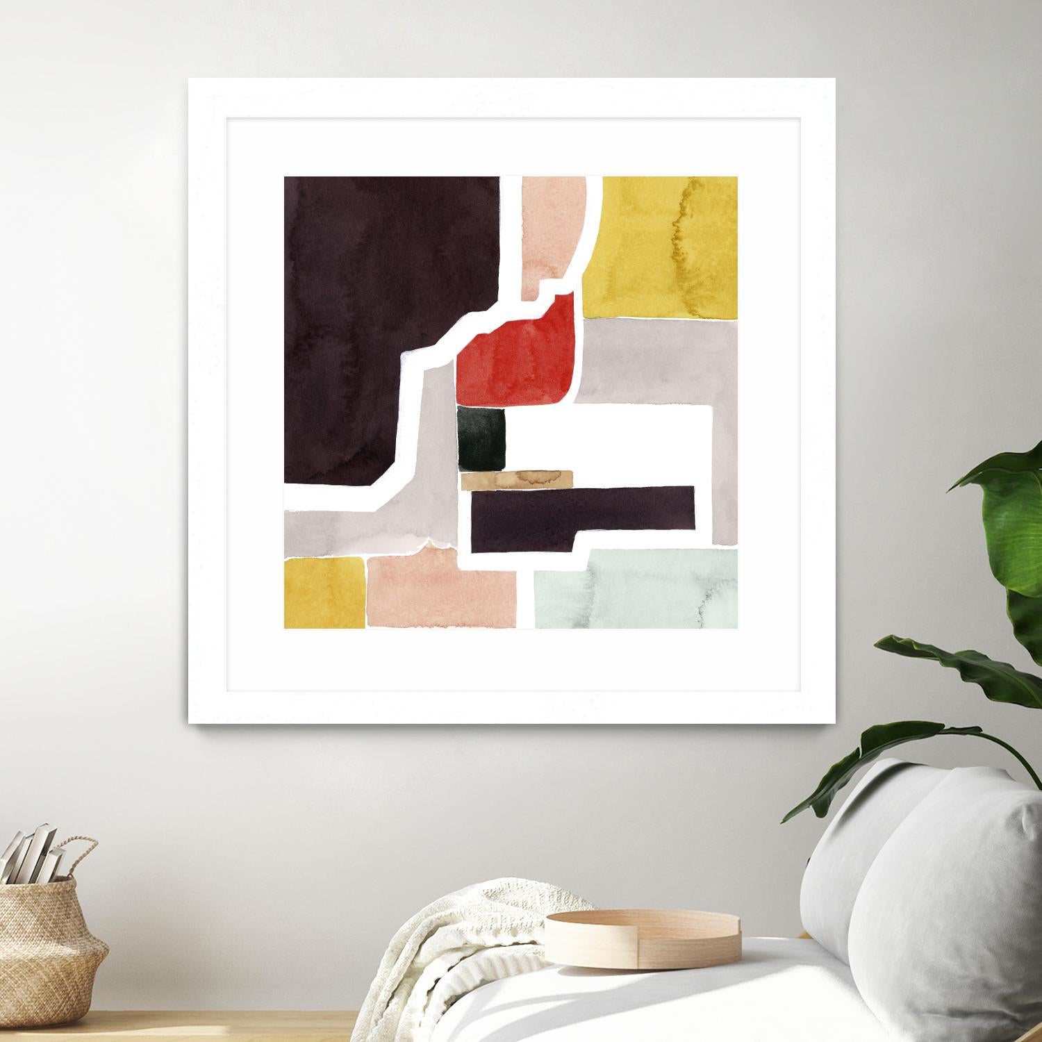 Color Blocking I by Grace Popp on GIANT ART - pastels abstract