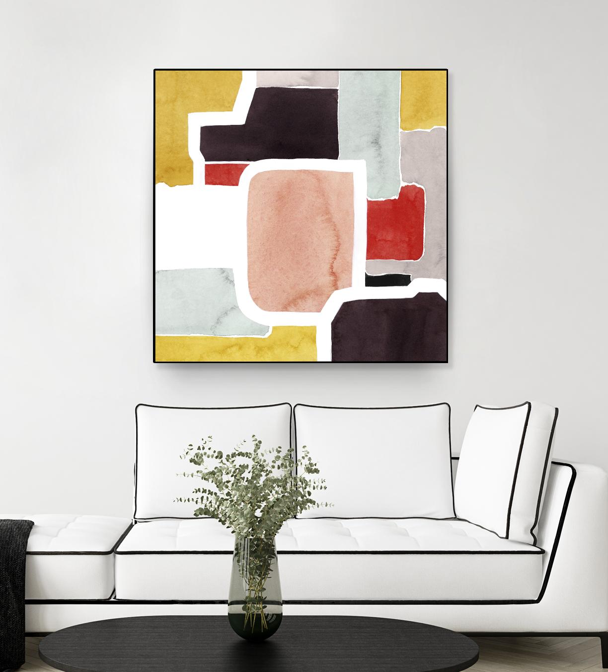 Color Blocking II by Grace Popp on GIANT ART - pastels abstract
