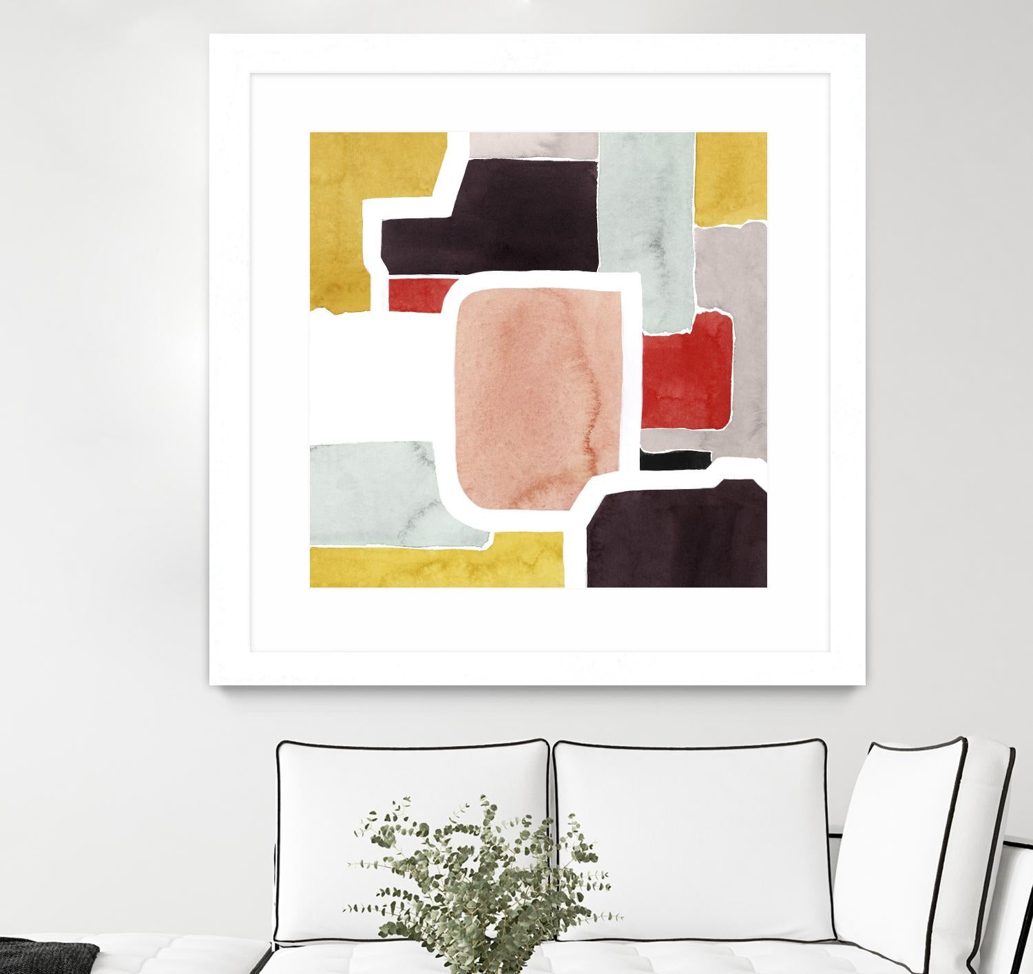 Color Blocking II by Grace Popp on GIANT ART - pastels abstract