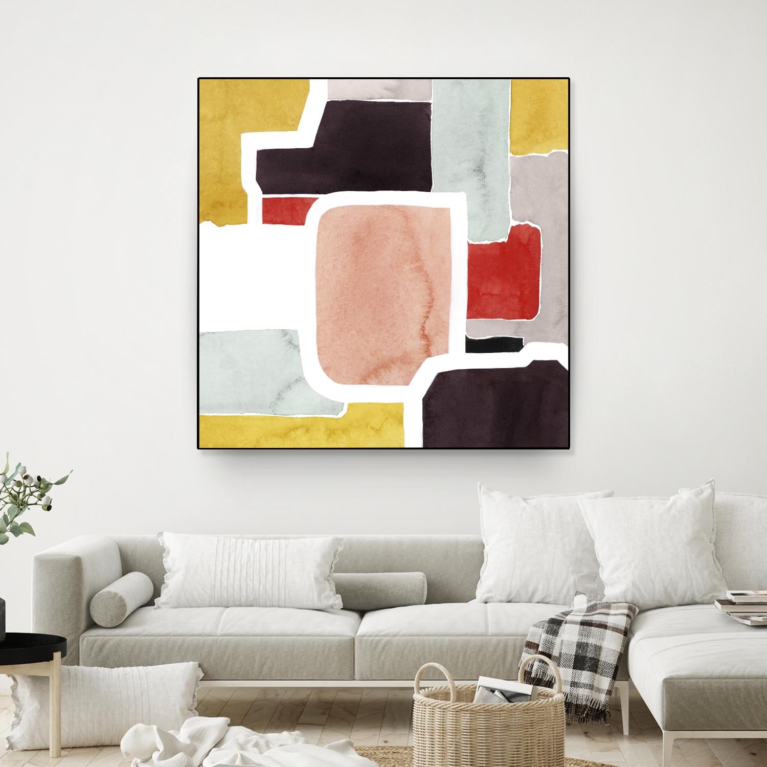 Color Blocking II by Grace Popp on GIANT ART - pastels abstract